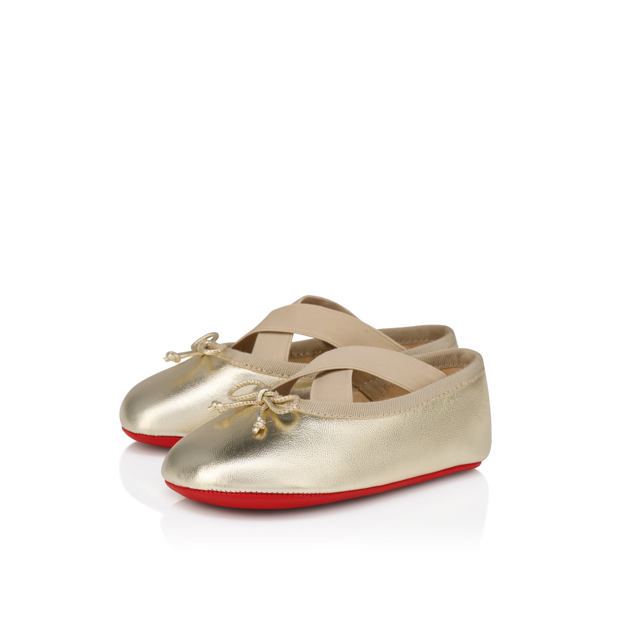 Christian Louboutin Mini Cassiasticina Kids Unisex Shoes | Color Grey