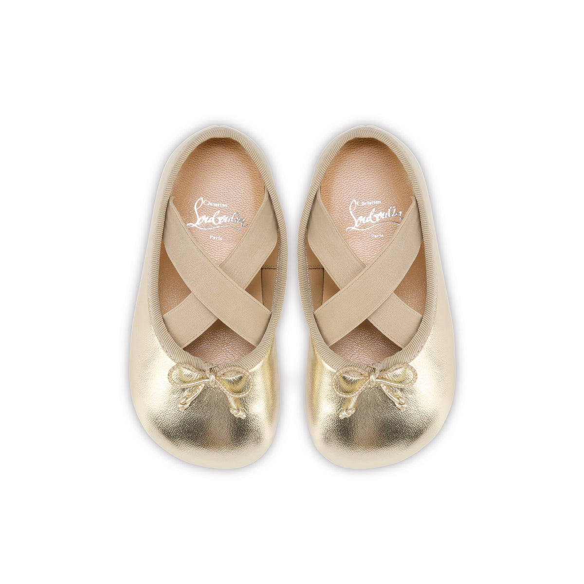 Christian Louboutin Mini Cassiasticina Kids Unisex Shoes | Color Grey