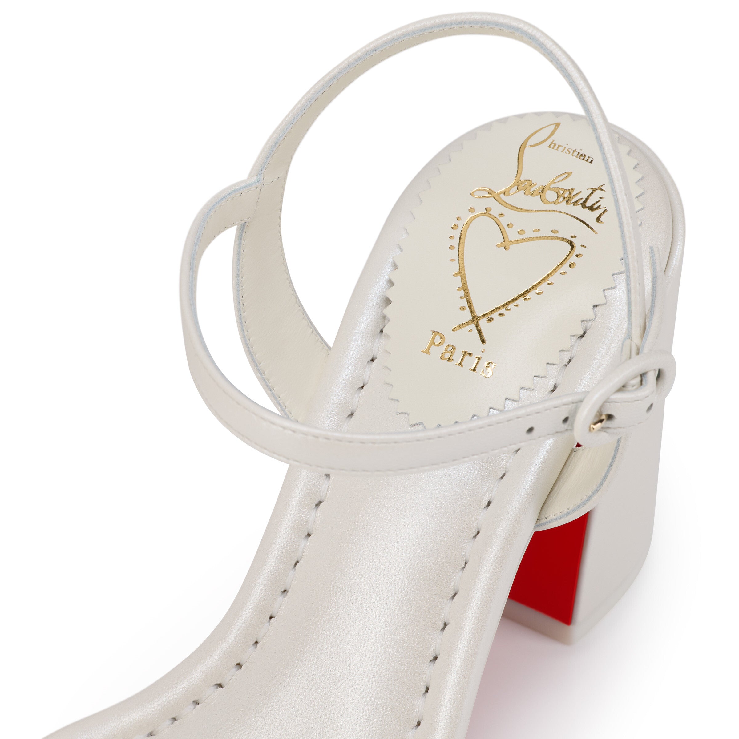 Christian Louboutin Jane Sandal Women Shoes | Color White