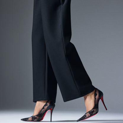 Christian Louboutin Miss Z Mesh Women Shoes | Color Black