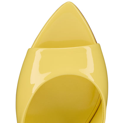 Christian Louboutin Miss Z Mule Women Shoes | Color Yellow