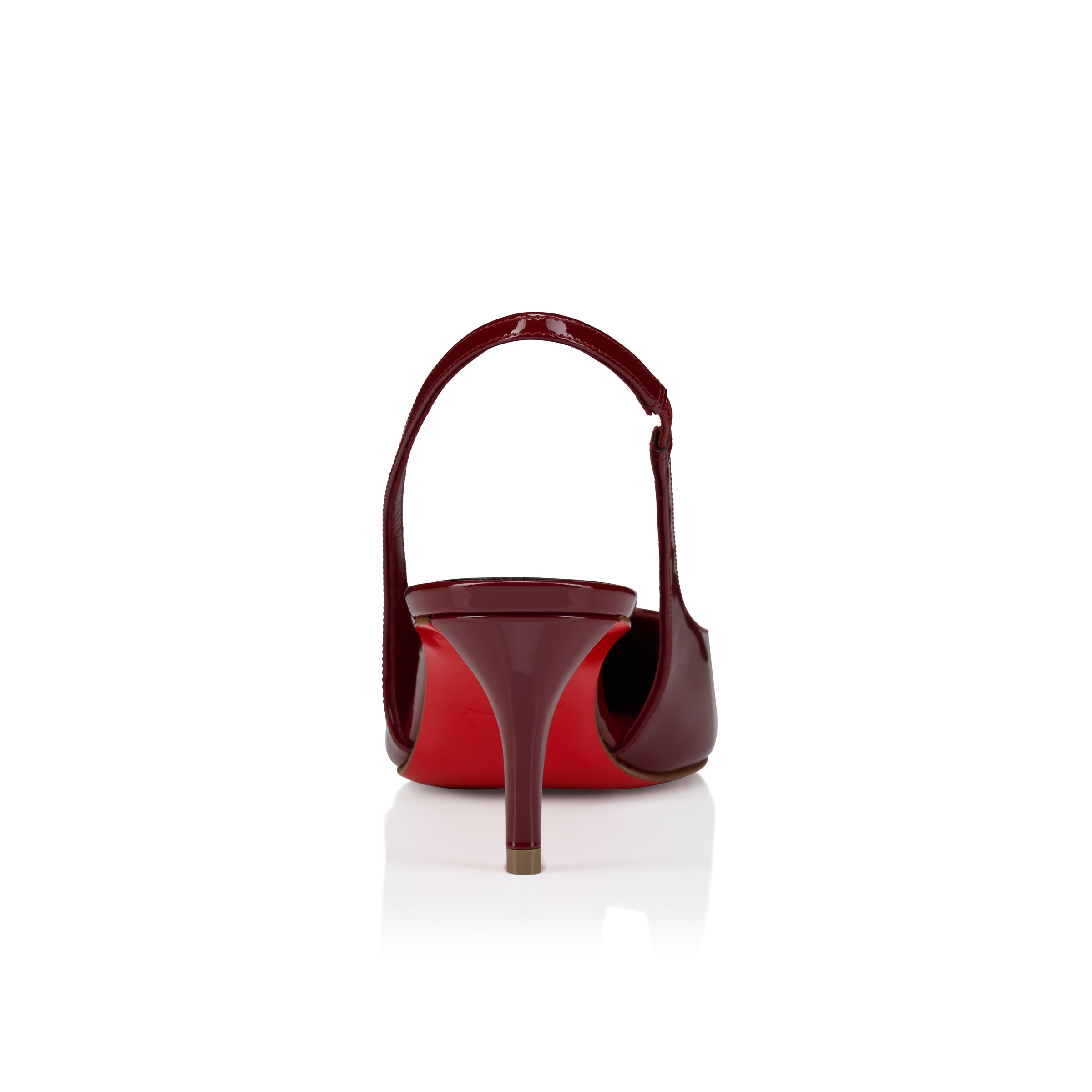 Christian Louboutin Miss Z Sling Back Women Shoes | Color Red