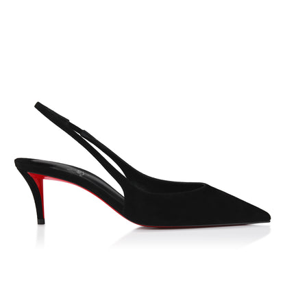 Christian Louboutin Miss Z Sling Back Women Shoes | Color Black