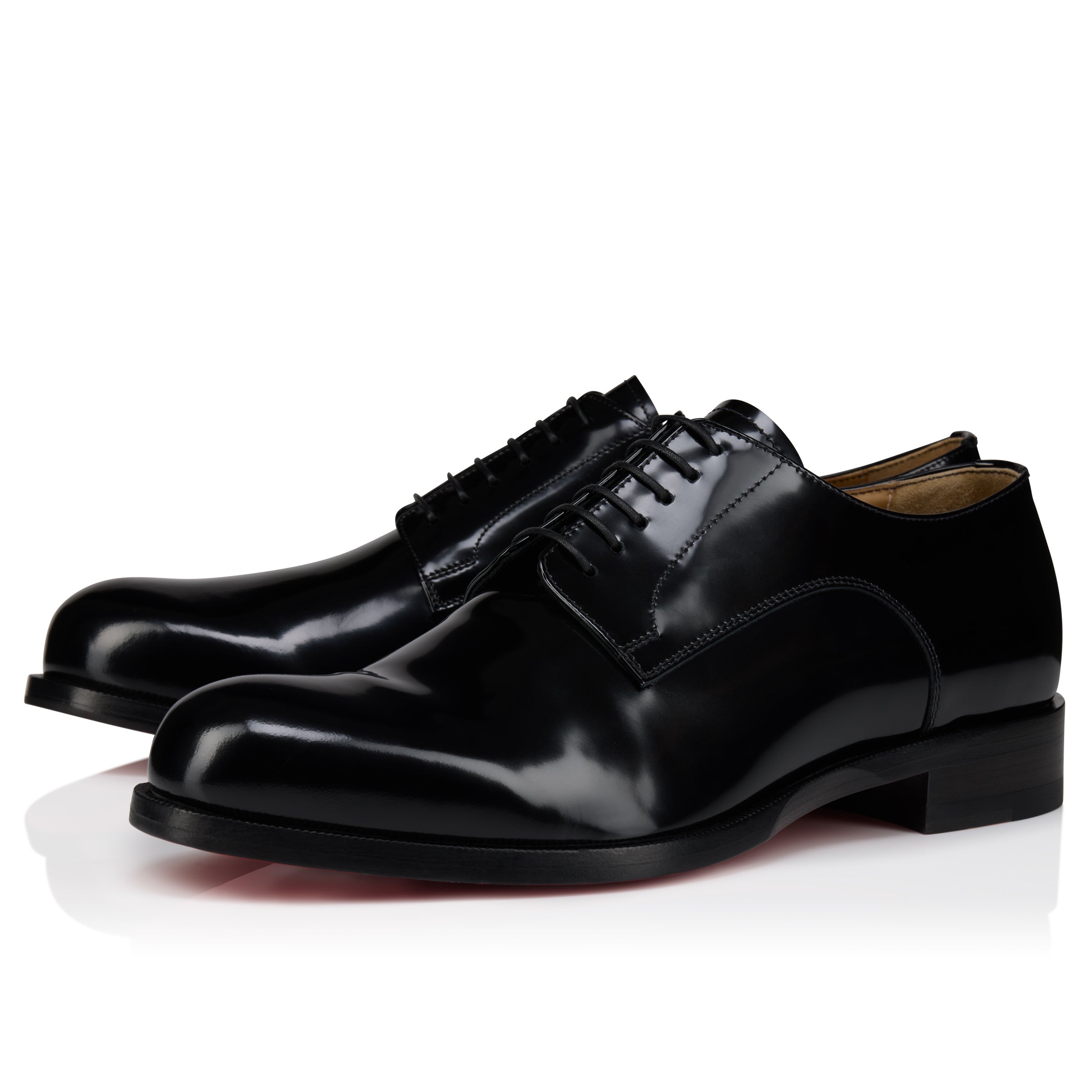 Christian Louboutin Moustachou Derby Men Shoes | Color Black