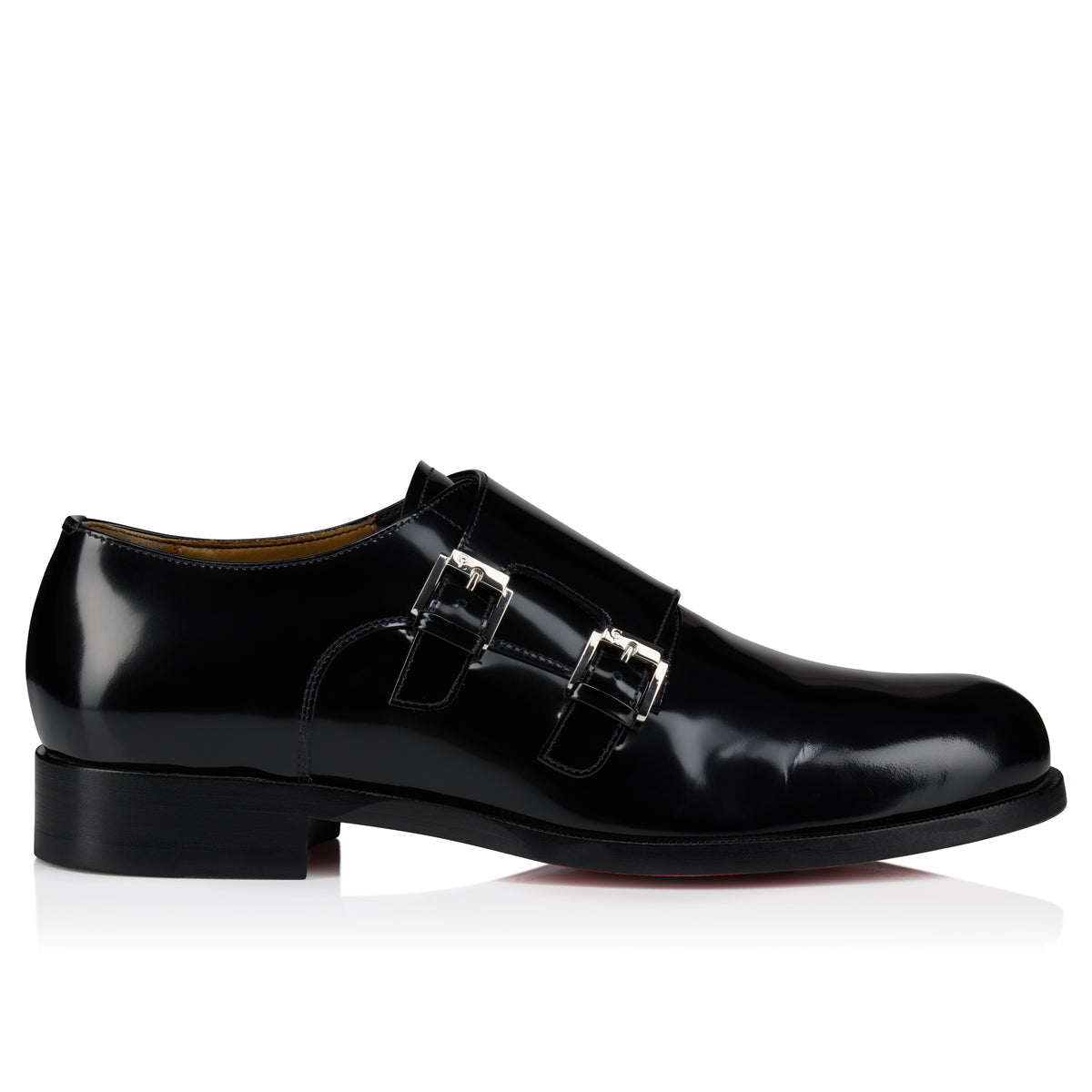 Christian Louboutin Moustachou Monk Men Shoes | Color Black