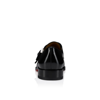 Christian Louboutin Moustachou Monk Men Shoes | Color Black
