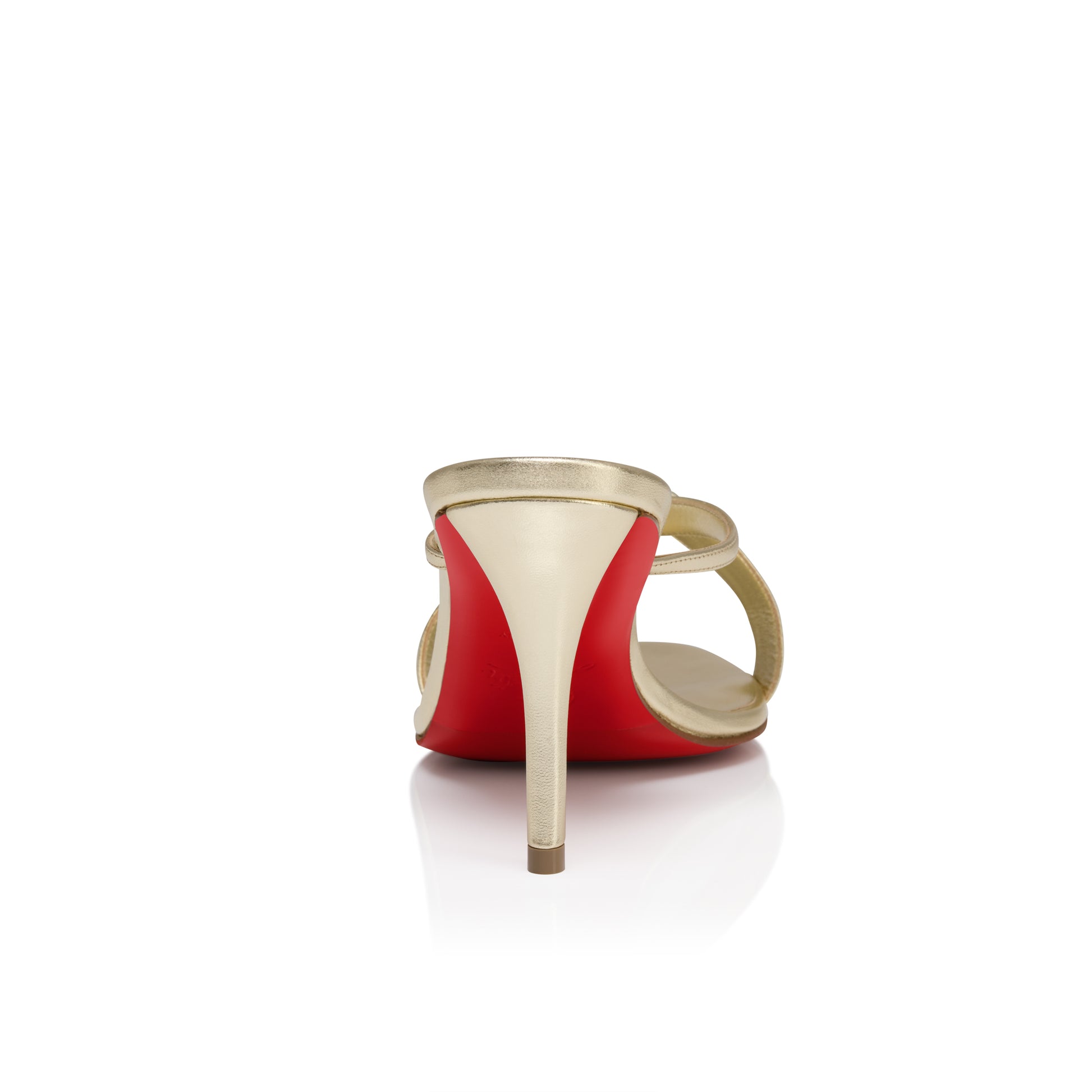 Christian Louboutin Mulazee Cross Women Shoes | Color Gold