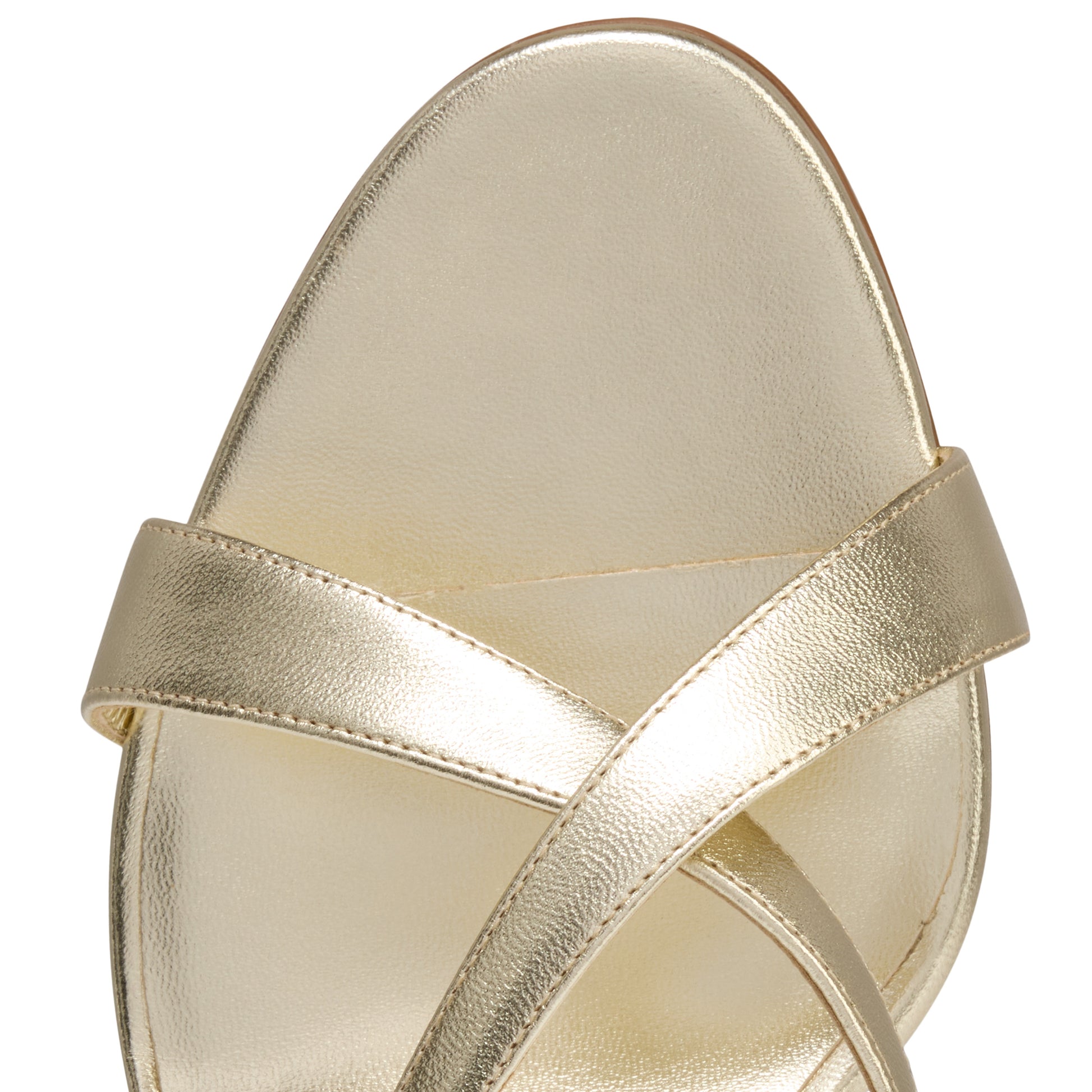 Christian Louboutin Mulazee Cross Women Shoes | Color Gold