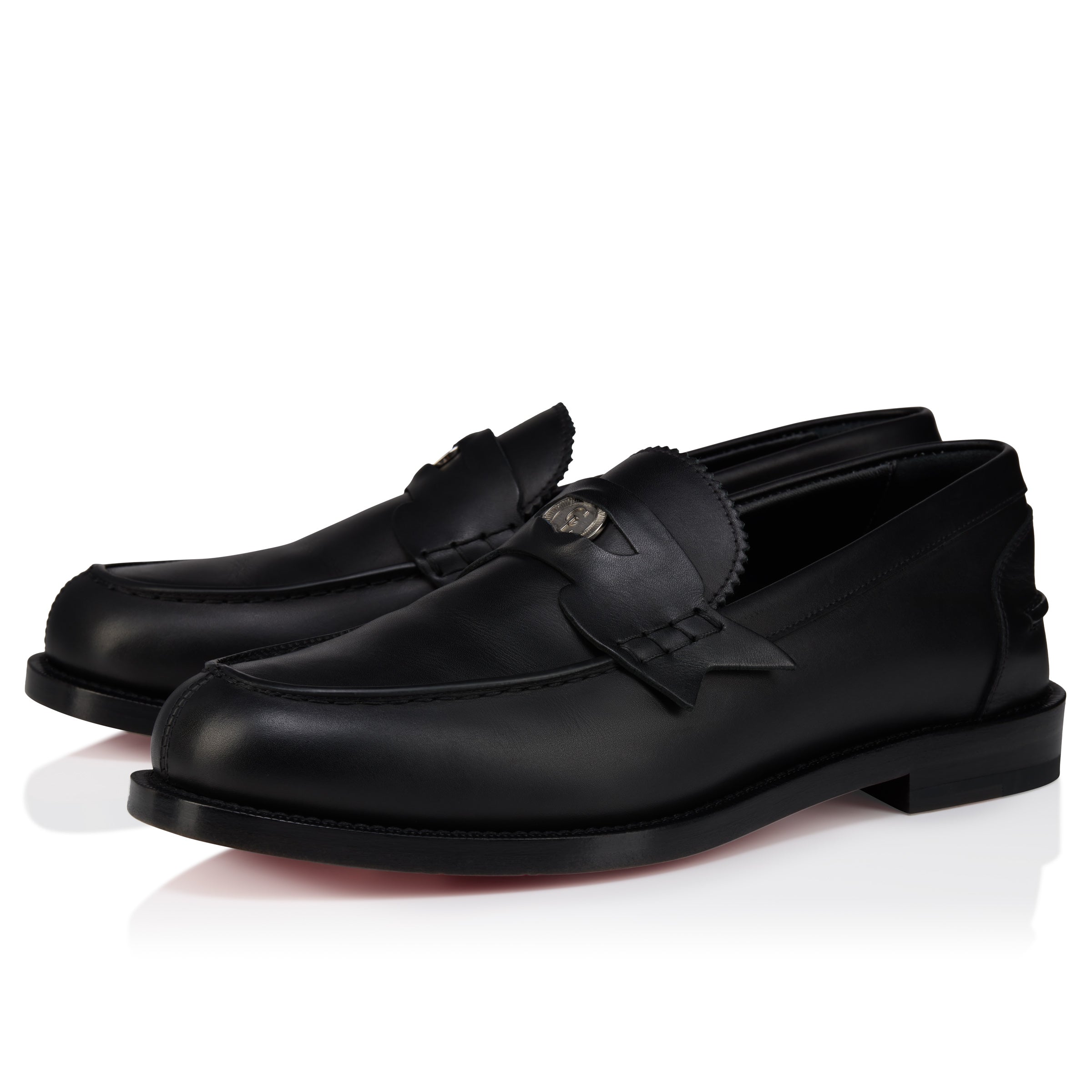Christian Louboutin The Plato Loafer Men Shoes | Color Black