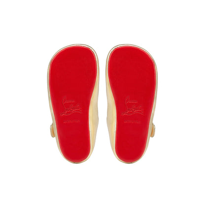 Christian Louboutin Baby Love Chick Kids Unisex Shoes | Color Gold