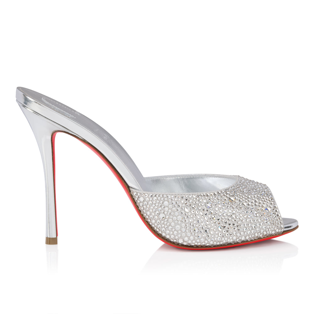 Christian Louboutin Me Dolly Strass Women Shoes | Color Silver