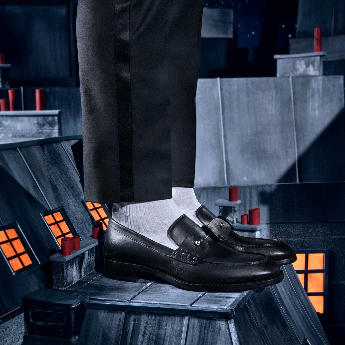 Christian Louboutin Chambelimoc Men Shoes | Color Black