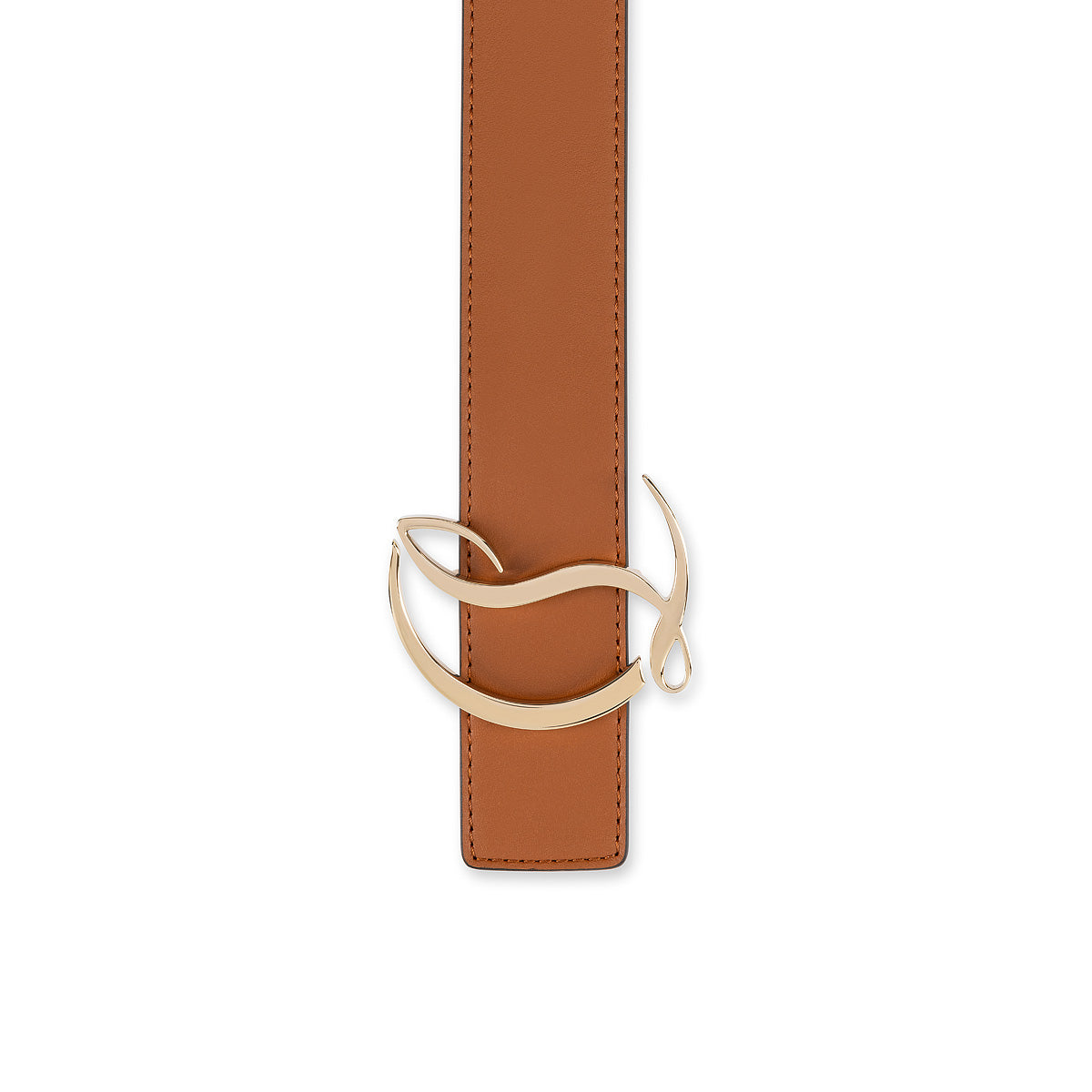 Christian Louboutin Cl Logo Belt  Women Belts | Color Brown New