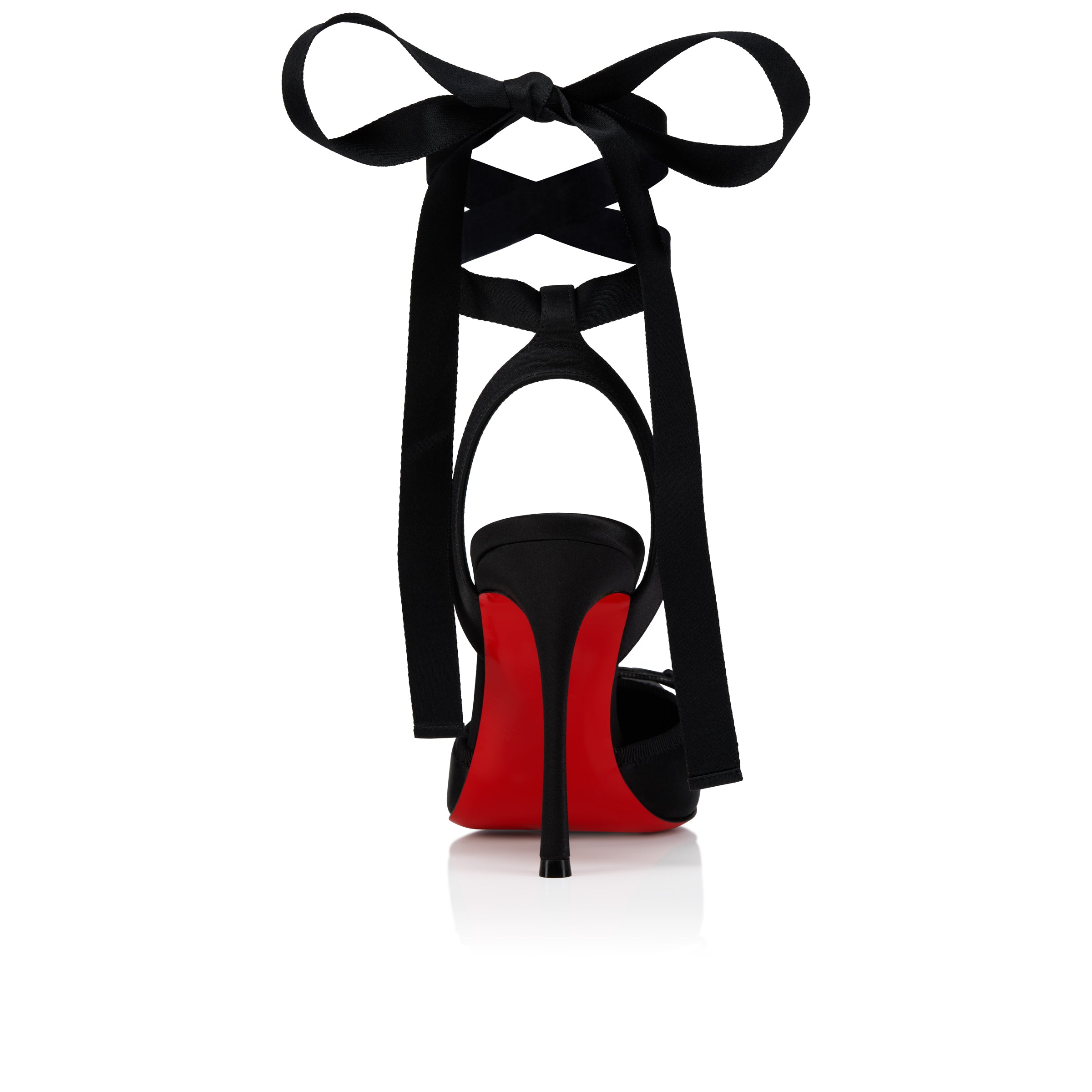 Christian Louboutin Cassia Lace Up Women Shoes | Color Black