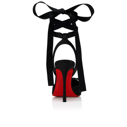 Christian Louboutin Cassia Lace Up Women Shoes | Color Black
