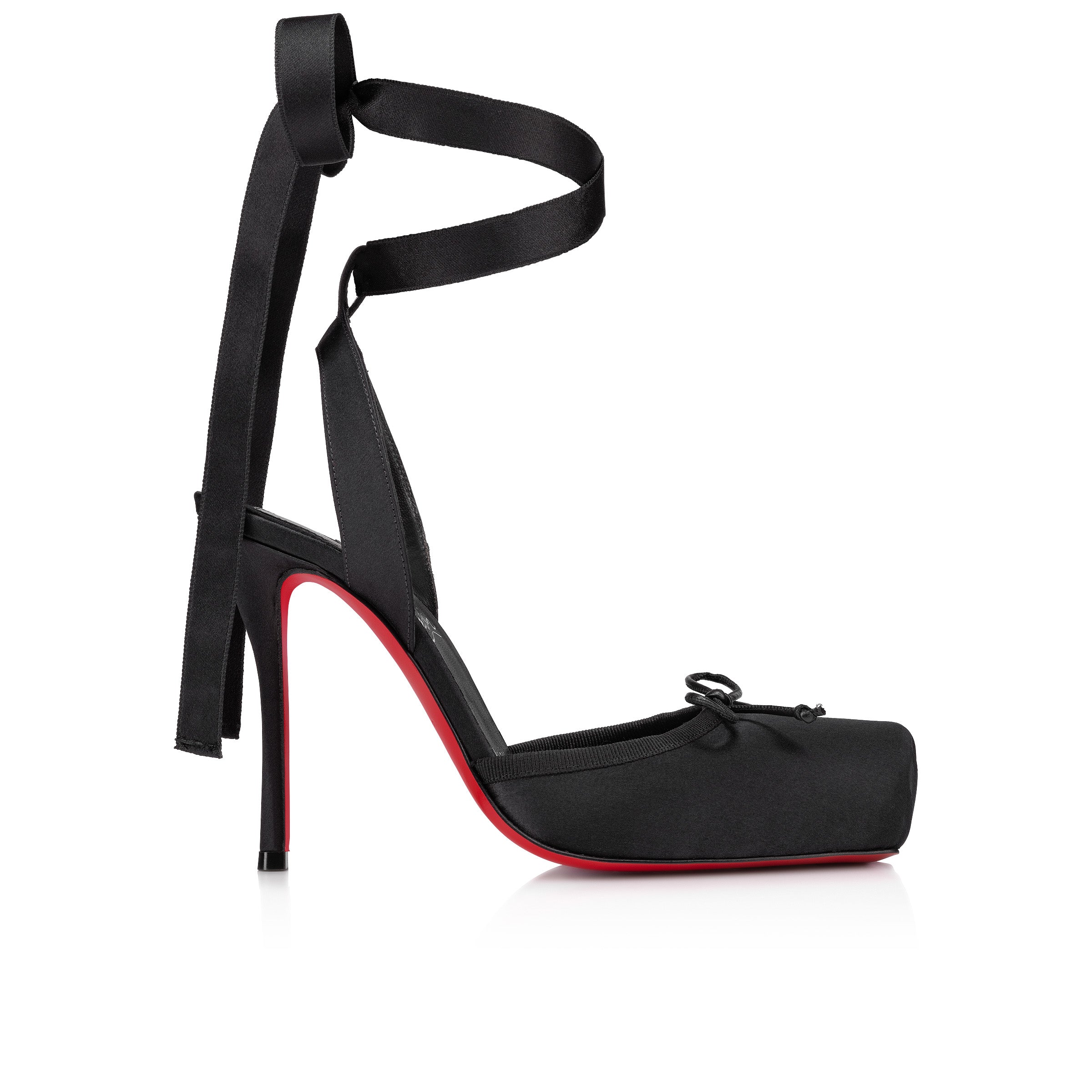 Christian Louboutin Cassia Lace Up Women Shoes | Color Black