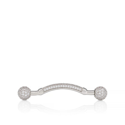 Christian Louboutin Chambelink Strass Men Shoe | Color Silver