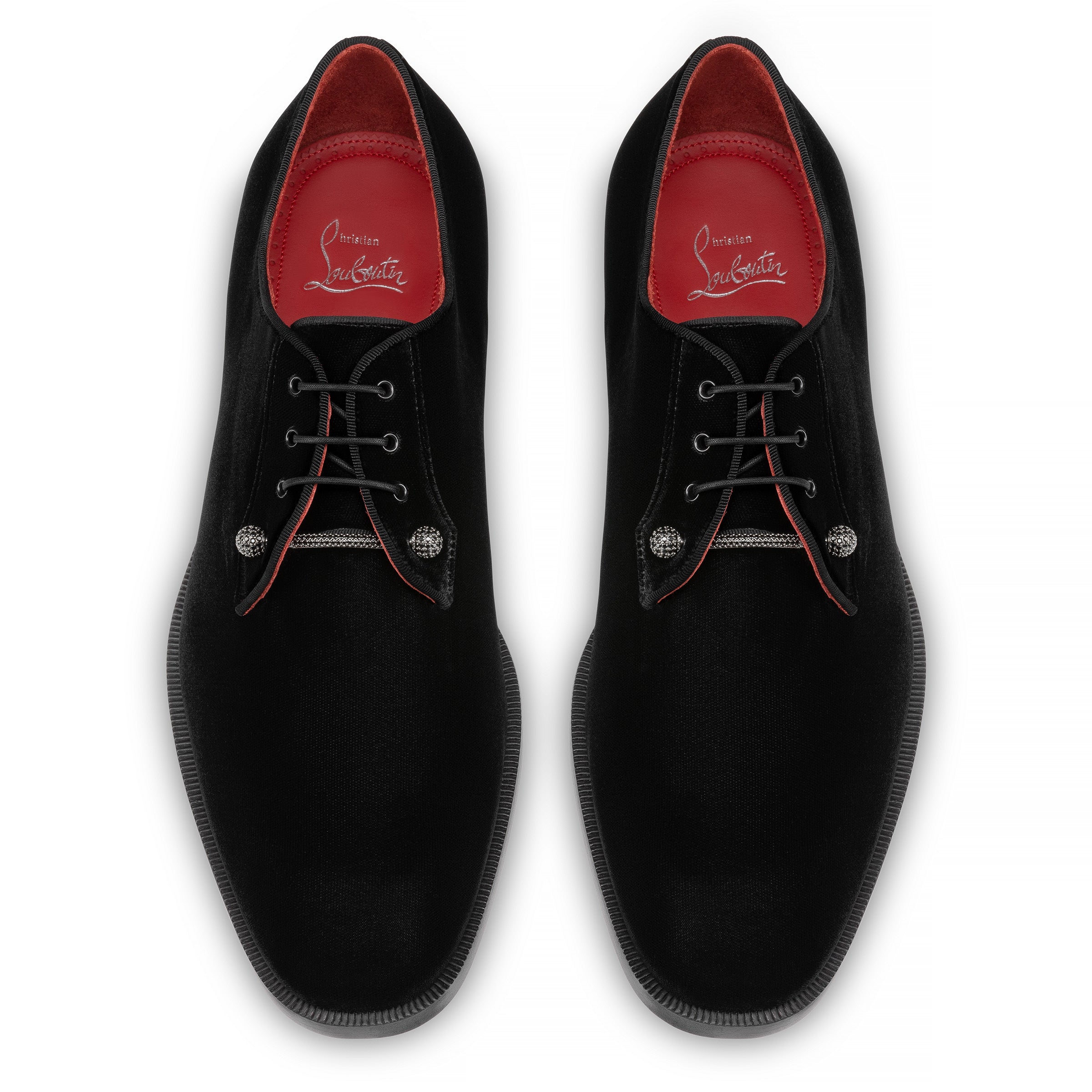 Christian Louboutin Chambelink Strass Men Shoe | Color Black