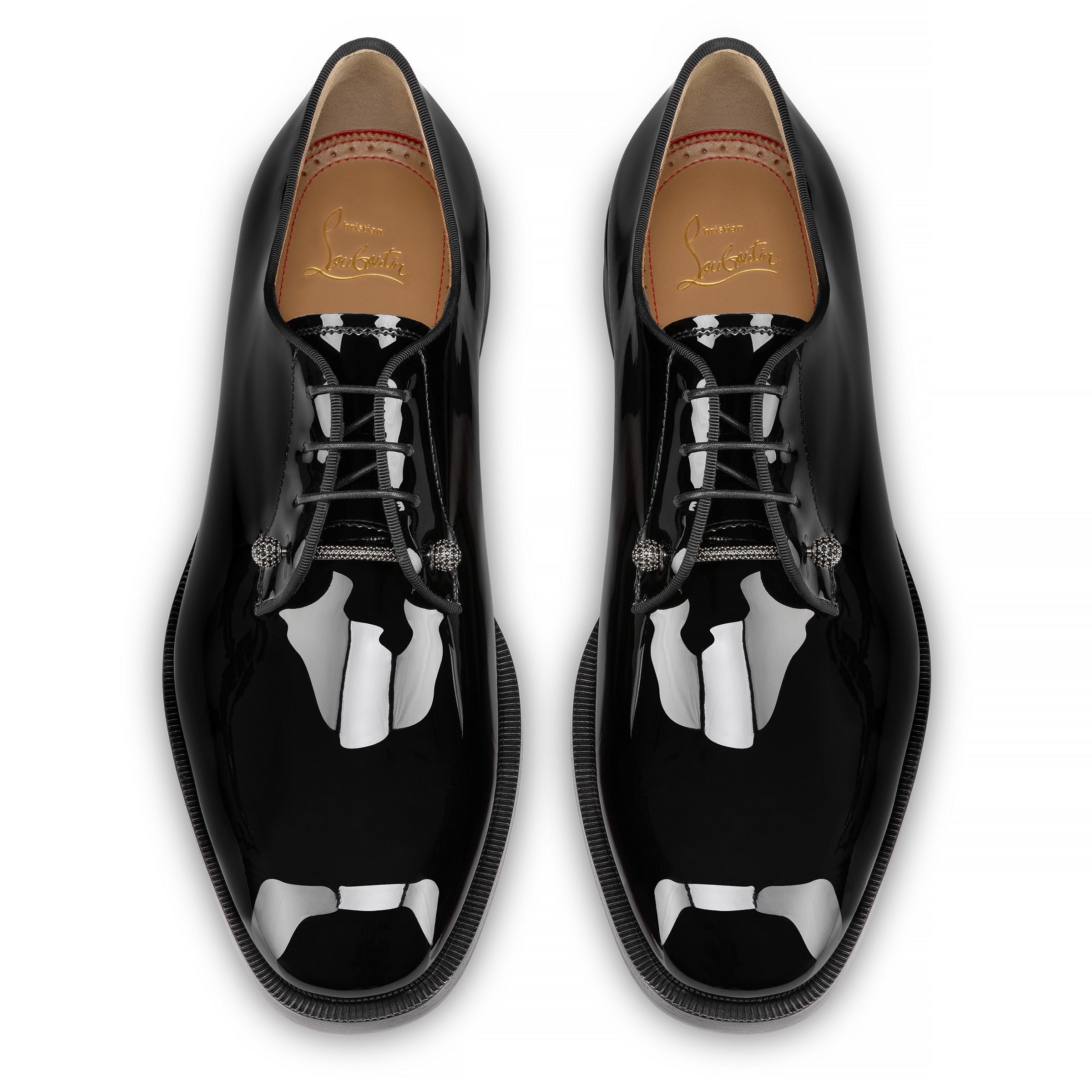 Christian Louboutin Chambelink Strass Men Shoe | Color Black