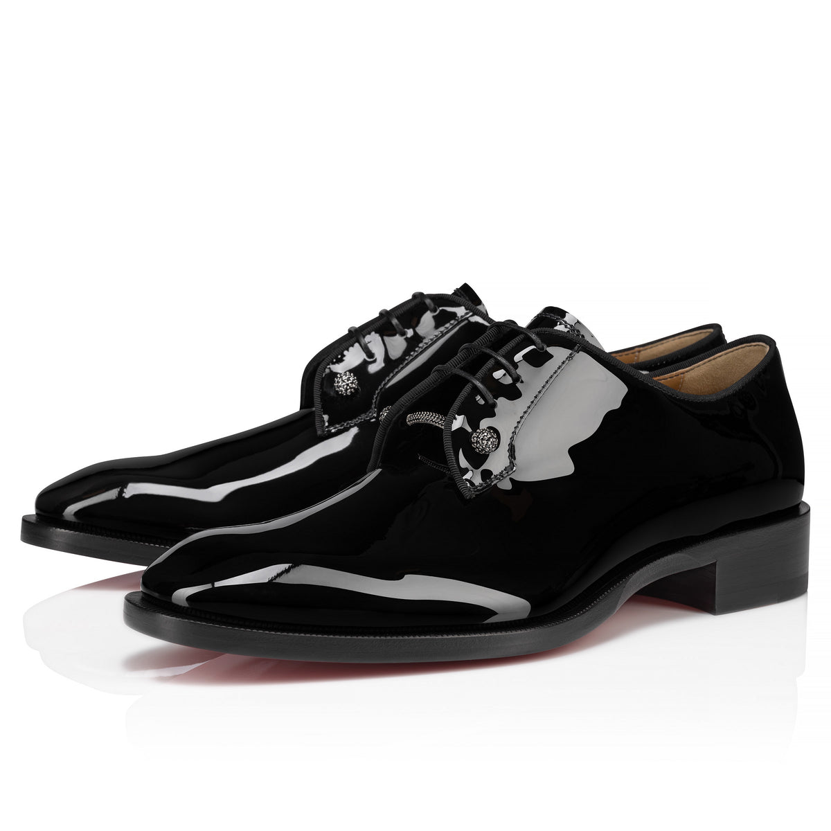 Christian Louboutin Chambelink Strass Men Shoe | Color Black