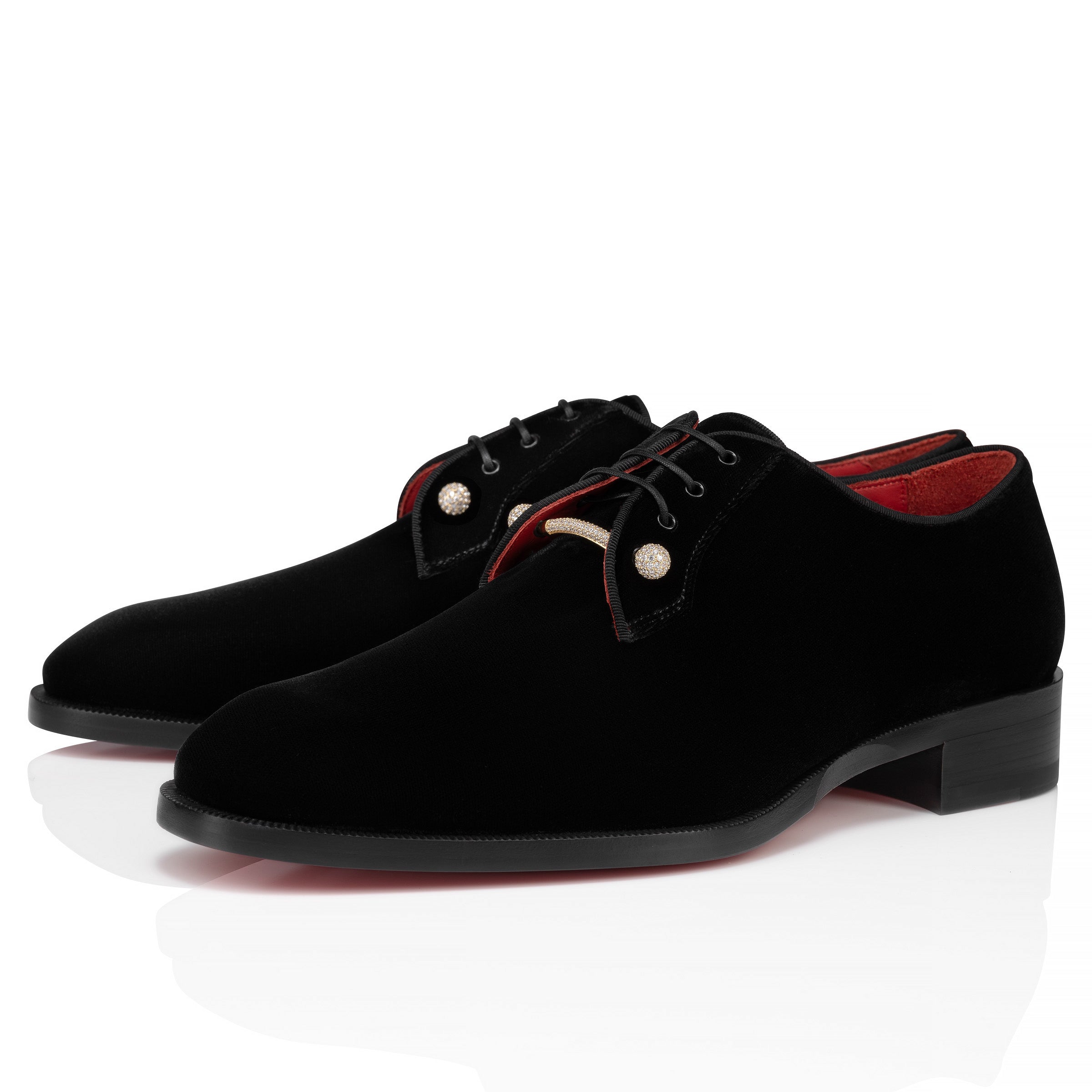 Christian Louboutin Chambelink Strass Men Shoe | Color Gold