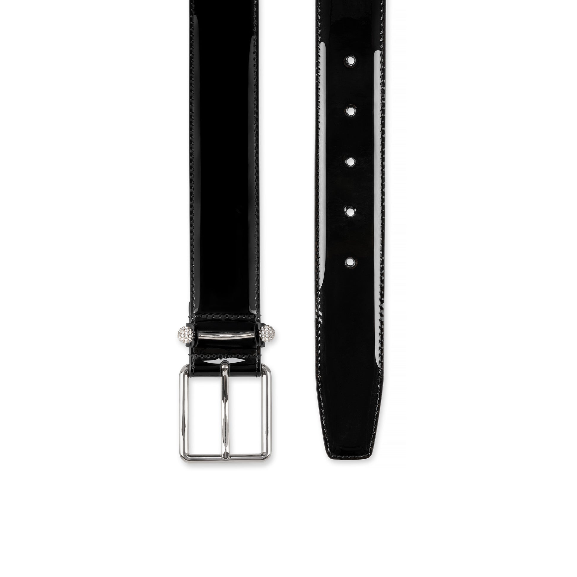 Christian Louboutin Chambeliss Men Belts | Color Black