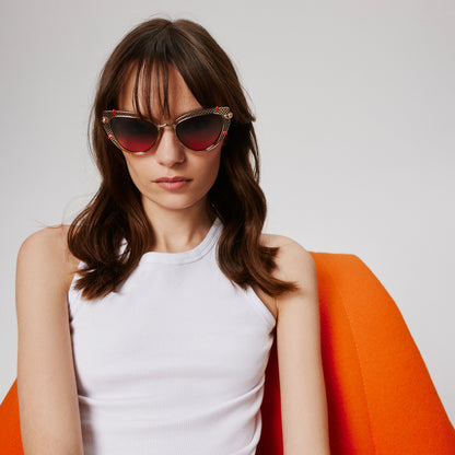 Christian Louboutin Dolly Lb0002 Women Eyewear | Color Gold