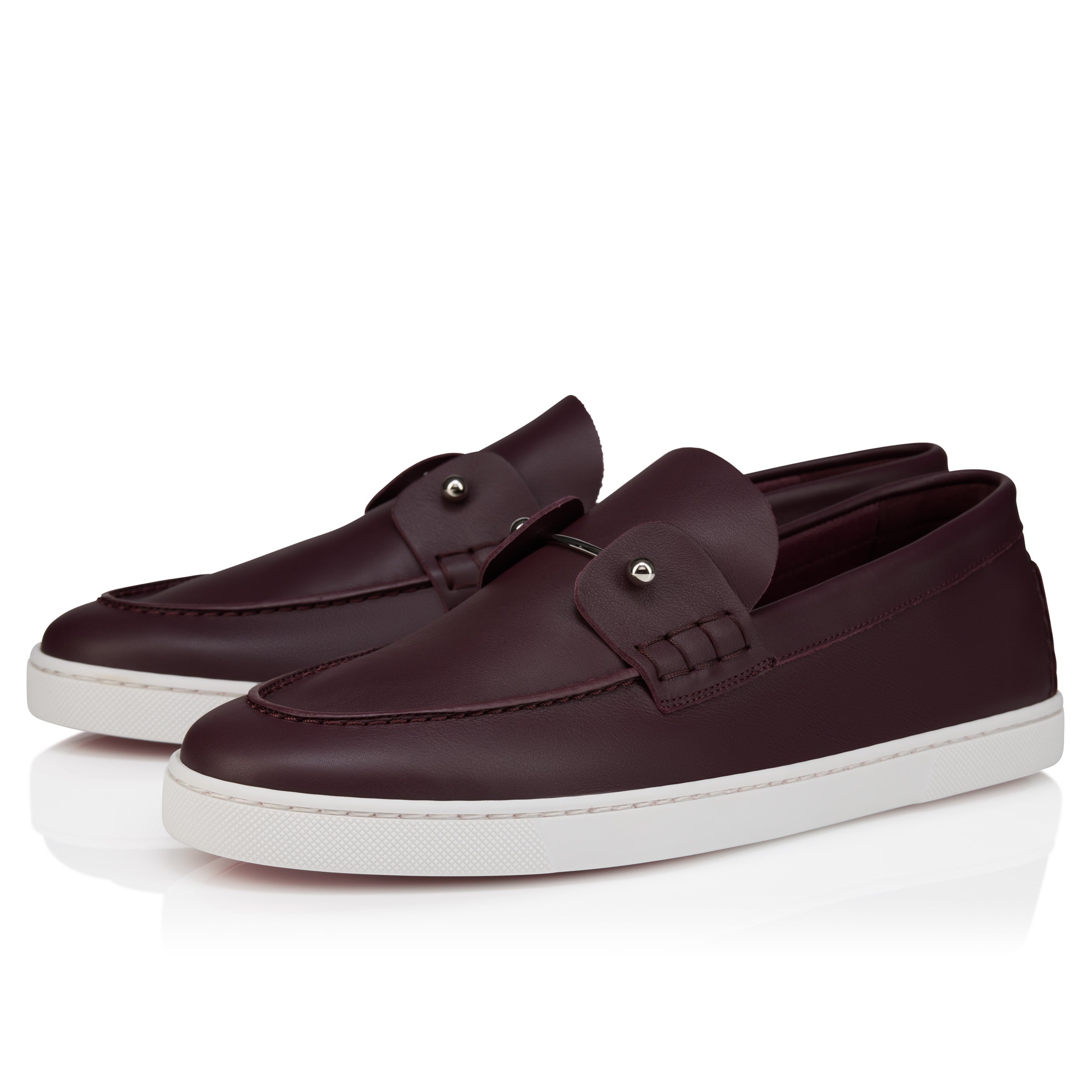 Christian Louboutin Chambeliboat Men Shoes | Color Red