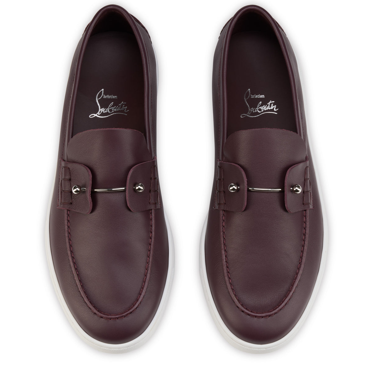 Christian Louboutin Chambeliboat Men Shoes | Color Red