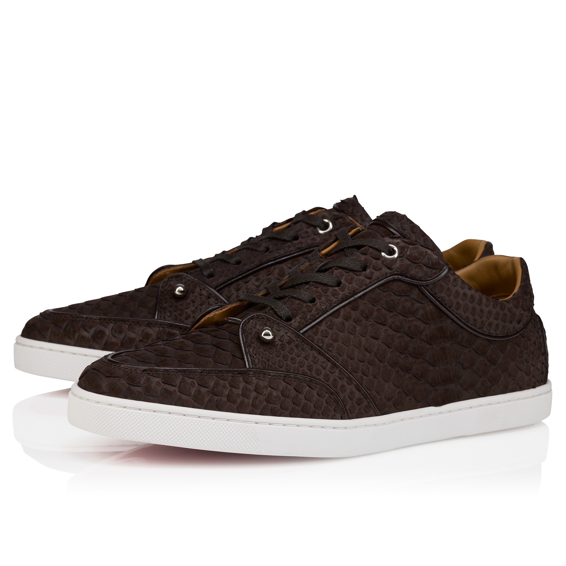Christian Louboutin Chambelisneak Men Shoes | Color Brown New