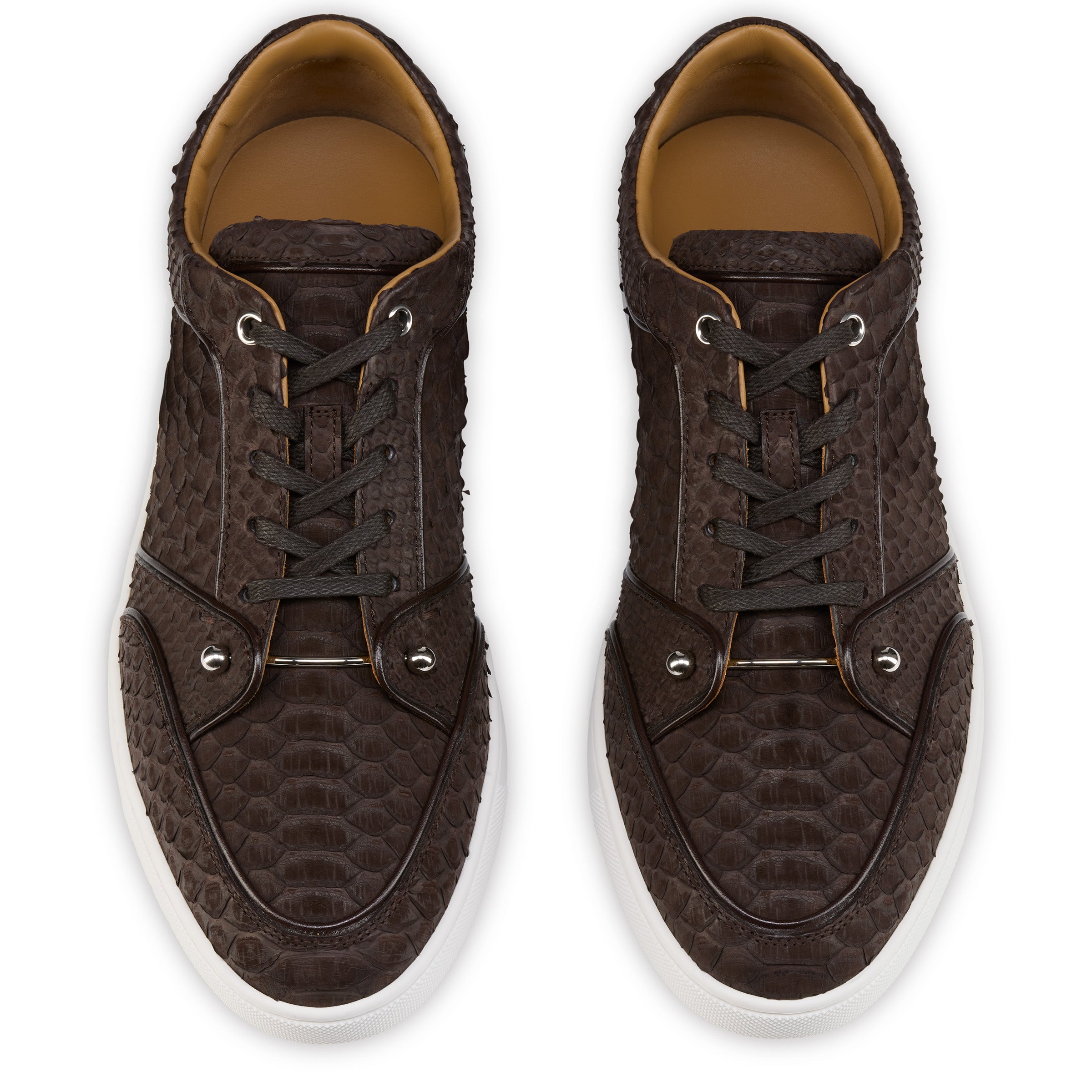 Christian Louboutin Chambelisneak Men Shoes | Color Brown New