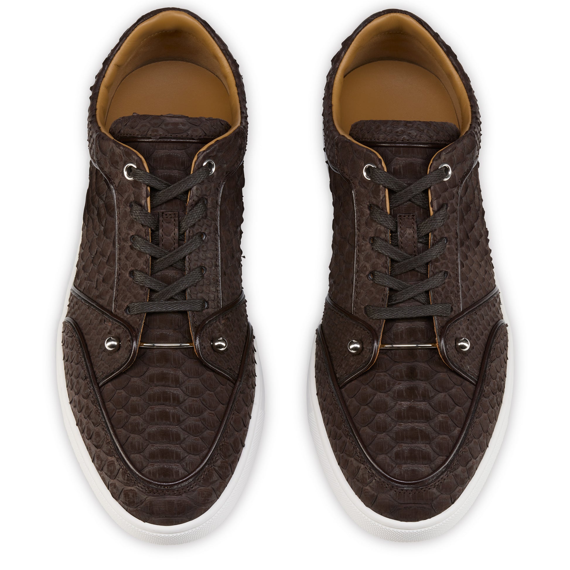Christian Louboutin Chambelisneak Men Shoes | Color Brown New