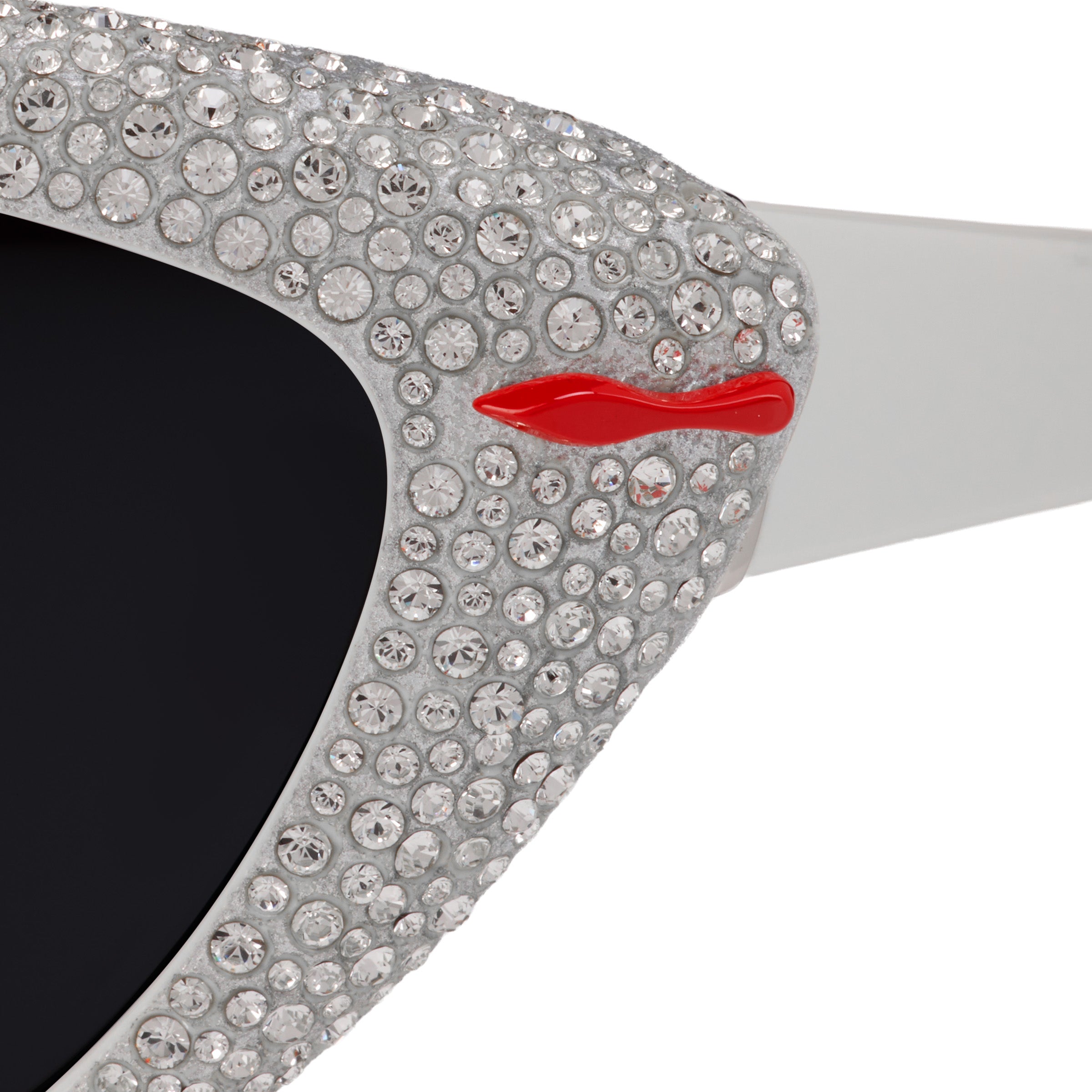 Christian Louboutin Diamond Kate Lb0031 Women Eyewear | Color White
