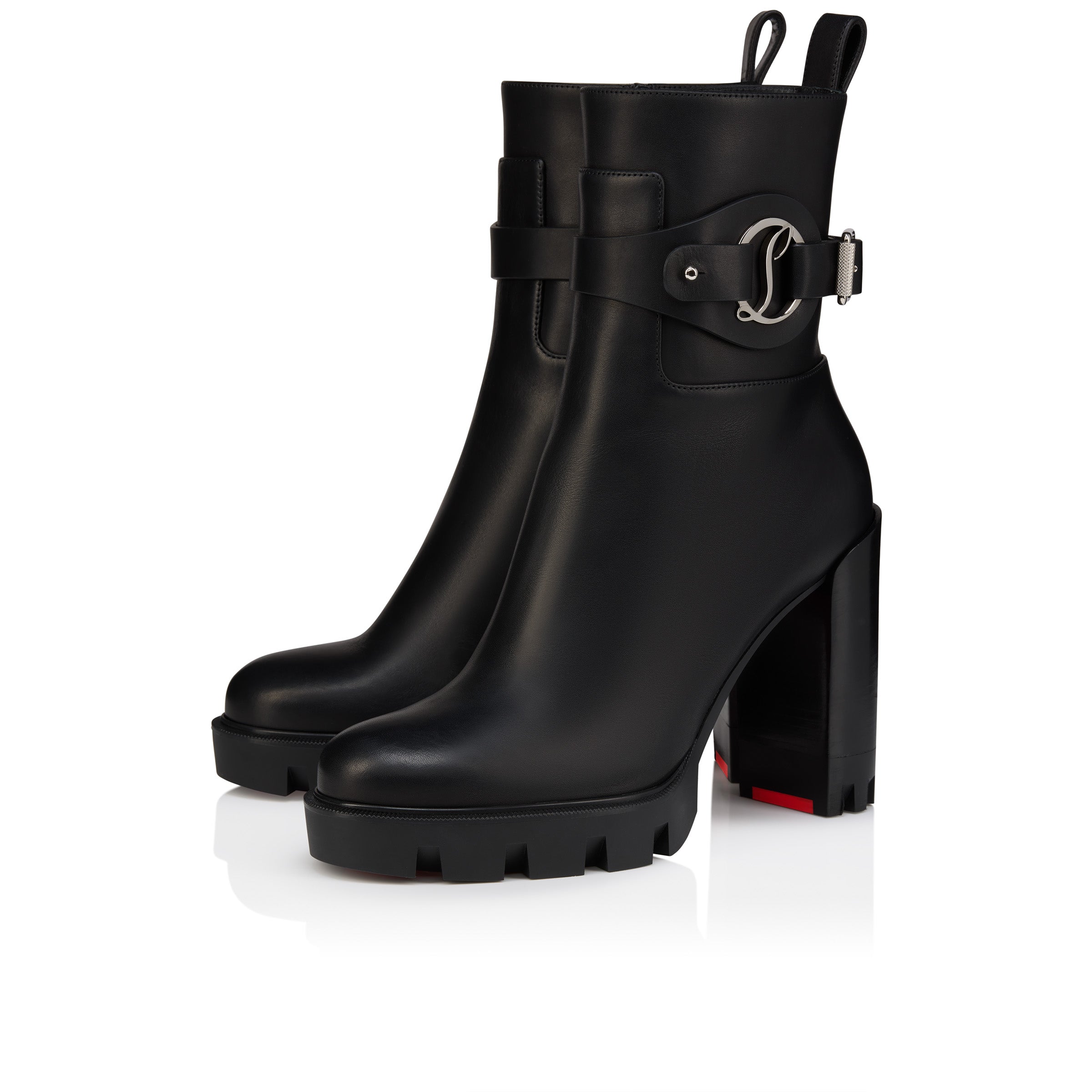 Christian Louboutin Dianouchette Lug Women Shoes | Color Black