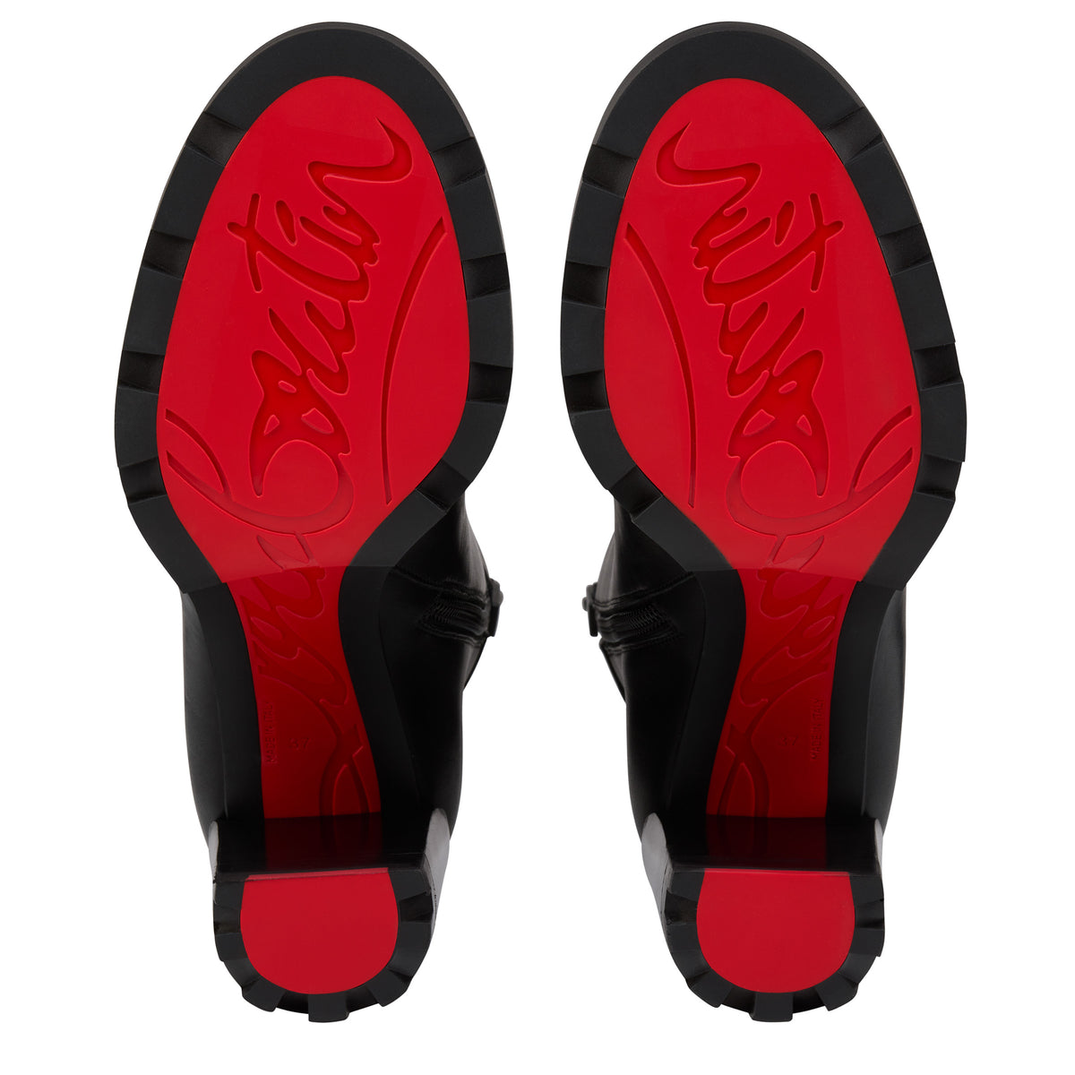 Christian Louboutin Dianouchette Lug Women Shoes | Color Black