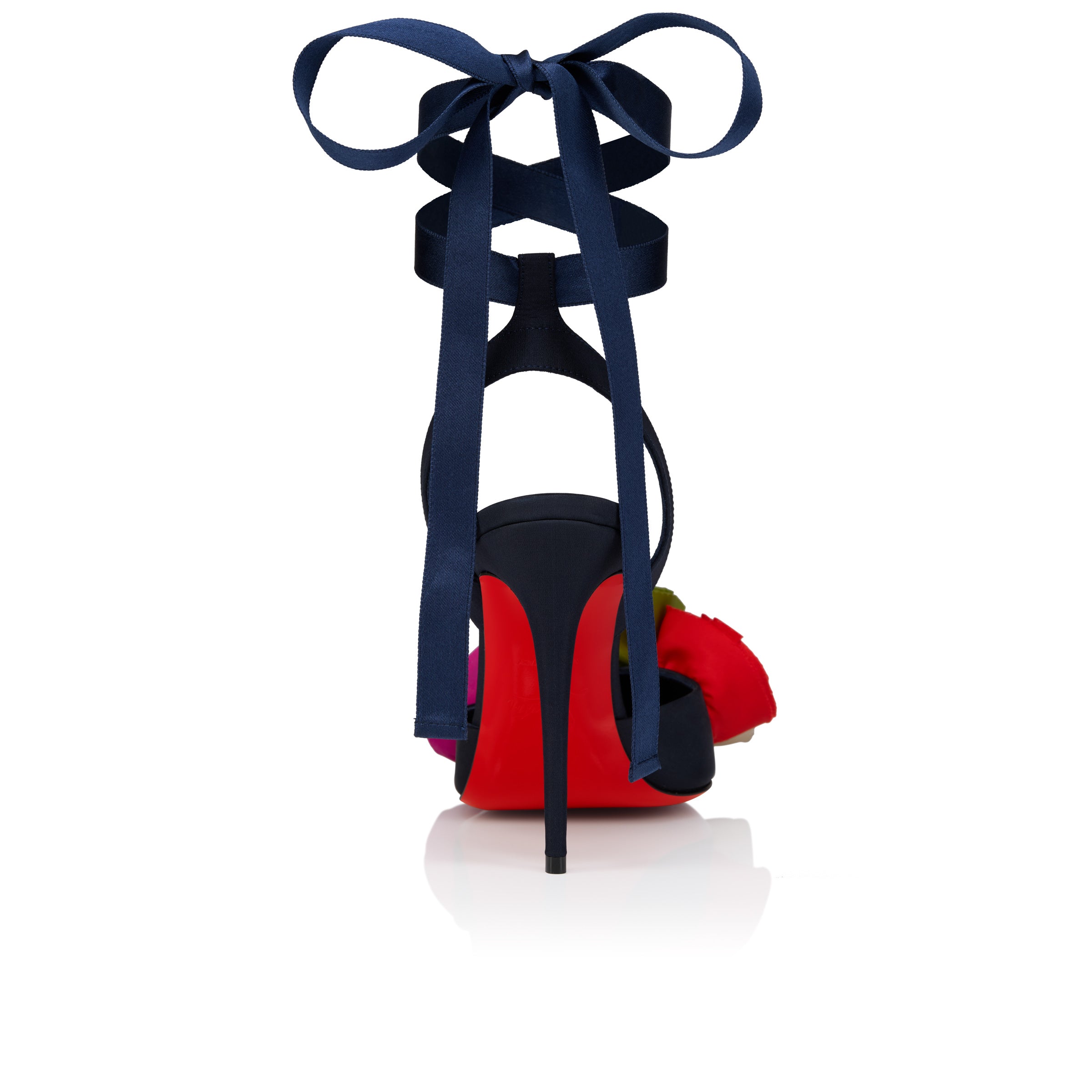 Christian Louboutin Mere Lachaise Lace Up Women Shoes | Color New Blue
