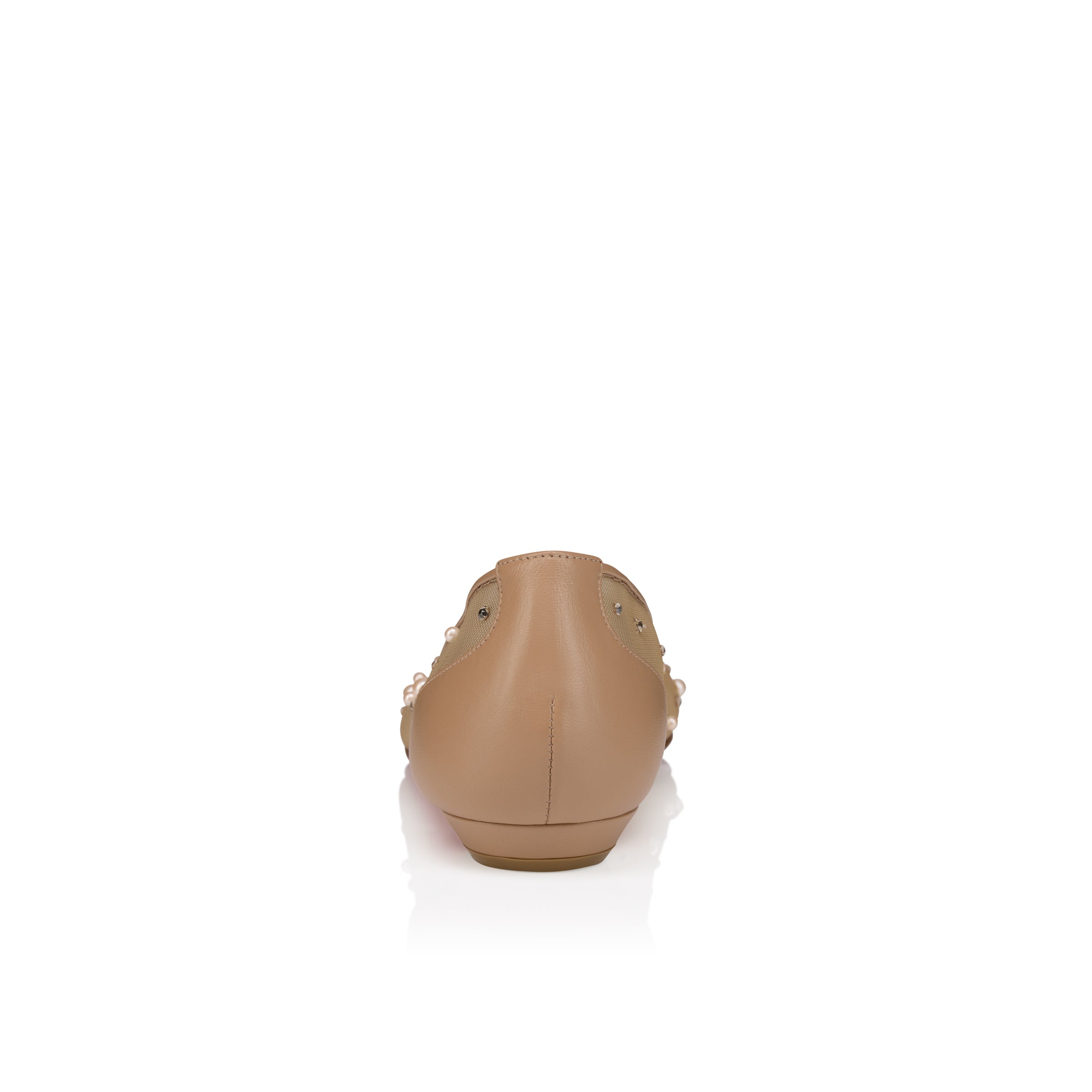 Christian Louboutin Miss Z Degrastrassina Perla Women Shoes | Color Nude