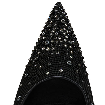Christian Louboutin Miss Z Degrastrass Perla Women Shoes | Color Black