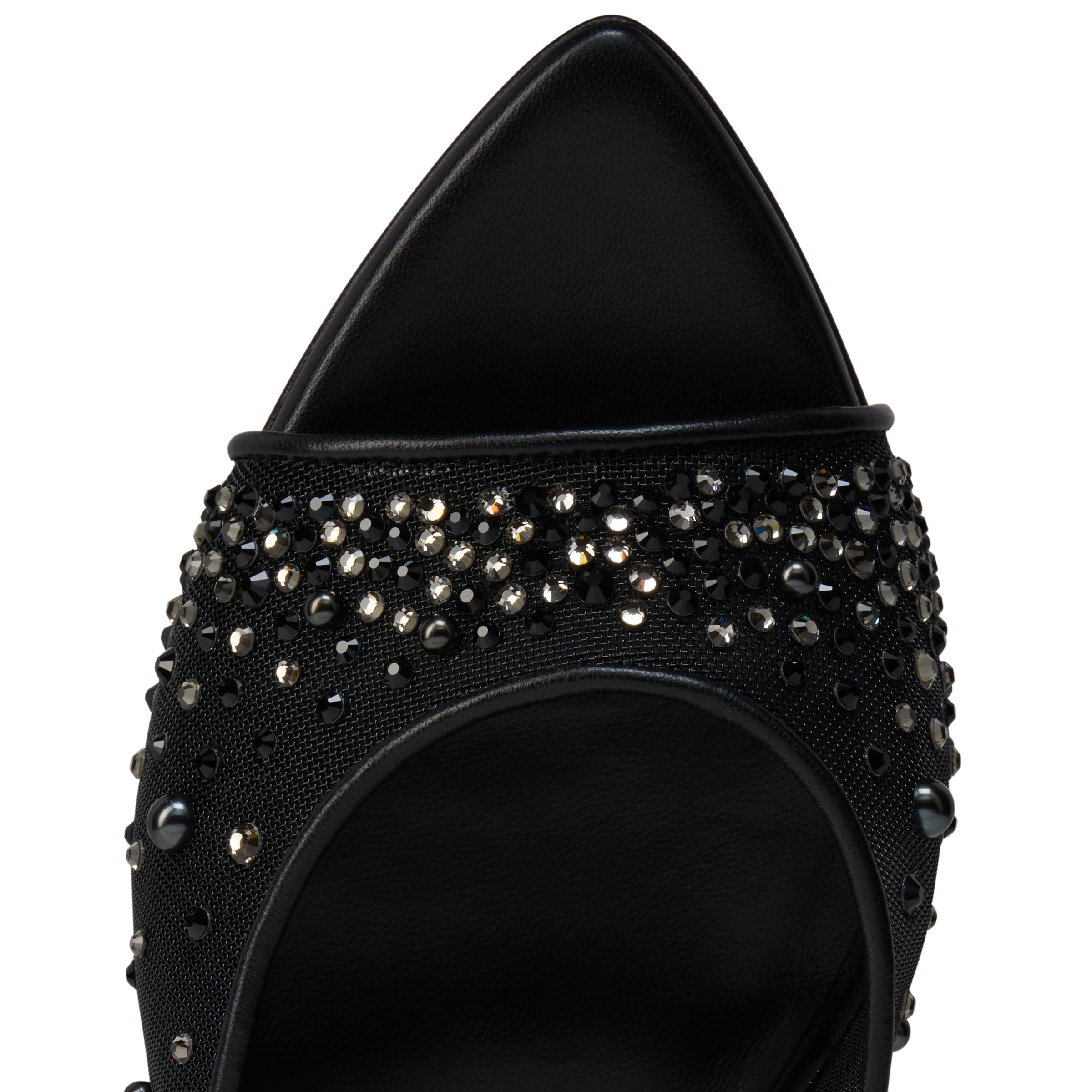Christian Louboutin Miss Z Mule Degrastrass Perla Women Shoes | Color Black