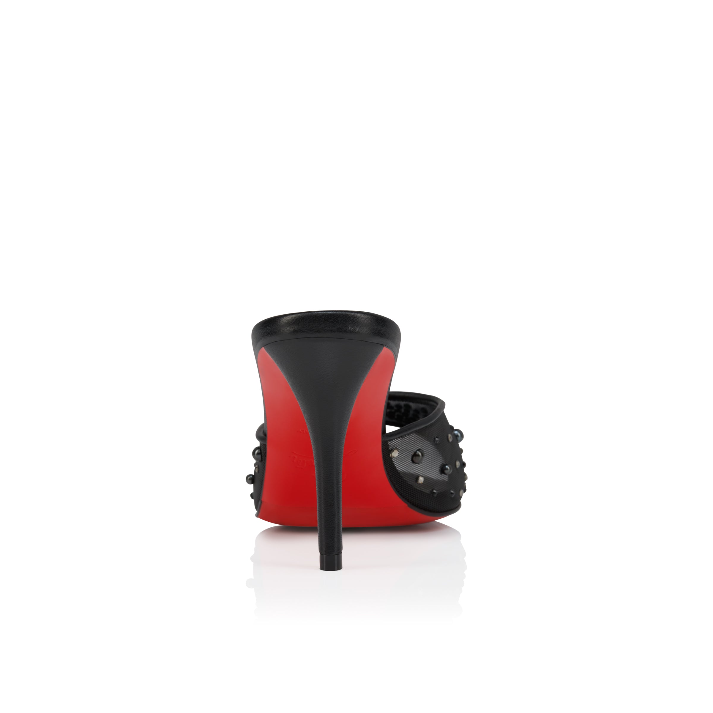 Christian Louboutin Miss Z Mule Degrastrass Perla Women Shoes | Color Black