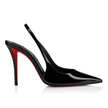 Christian Louboutin Miss Z Sling Back Women Shoes | Color Black