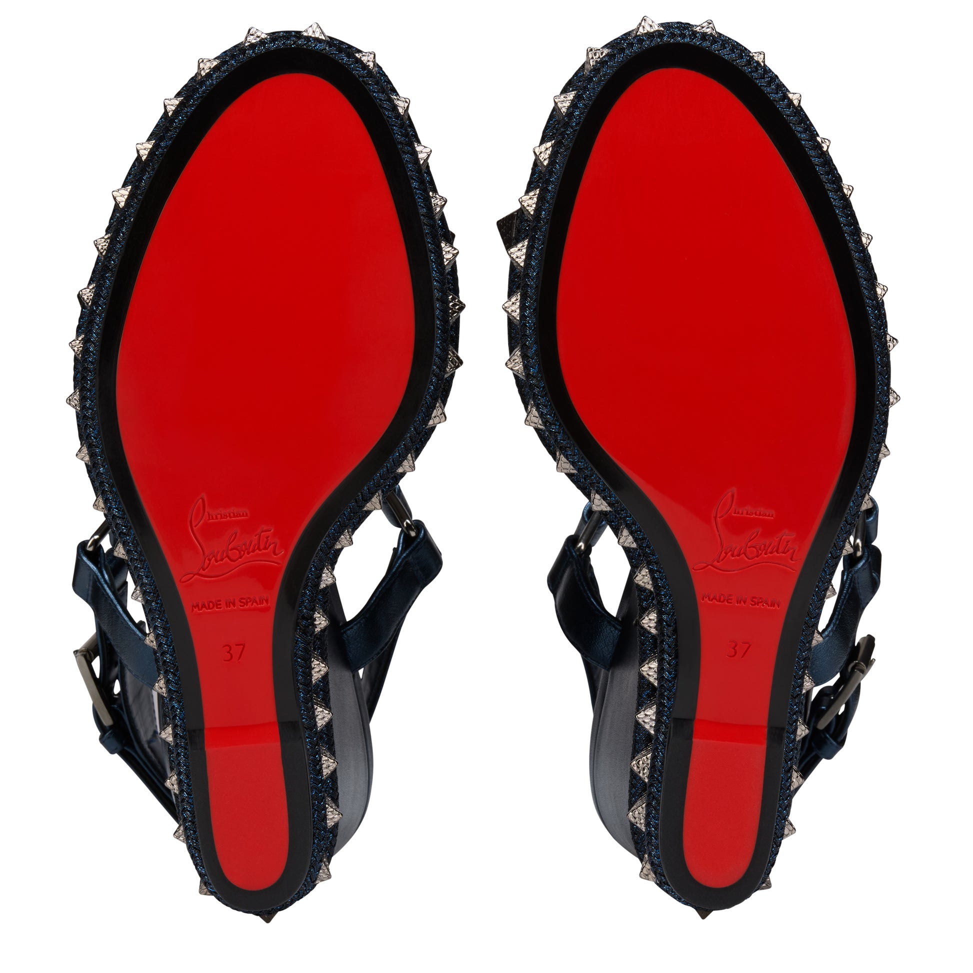 Christian Louboutin Pyra Clou Women Shoes | Color New Blue