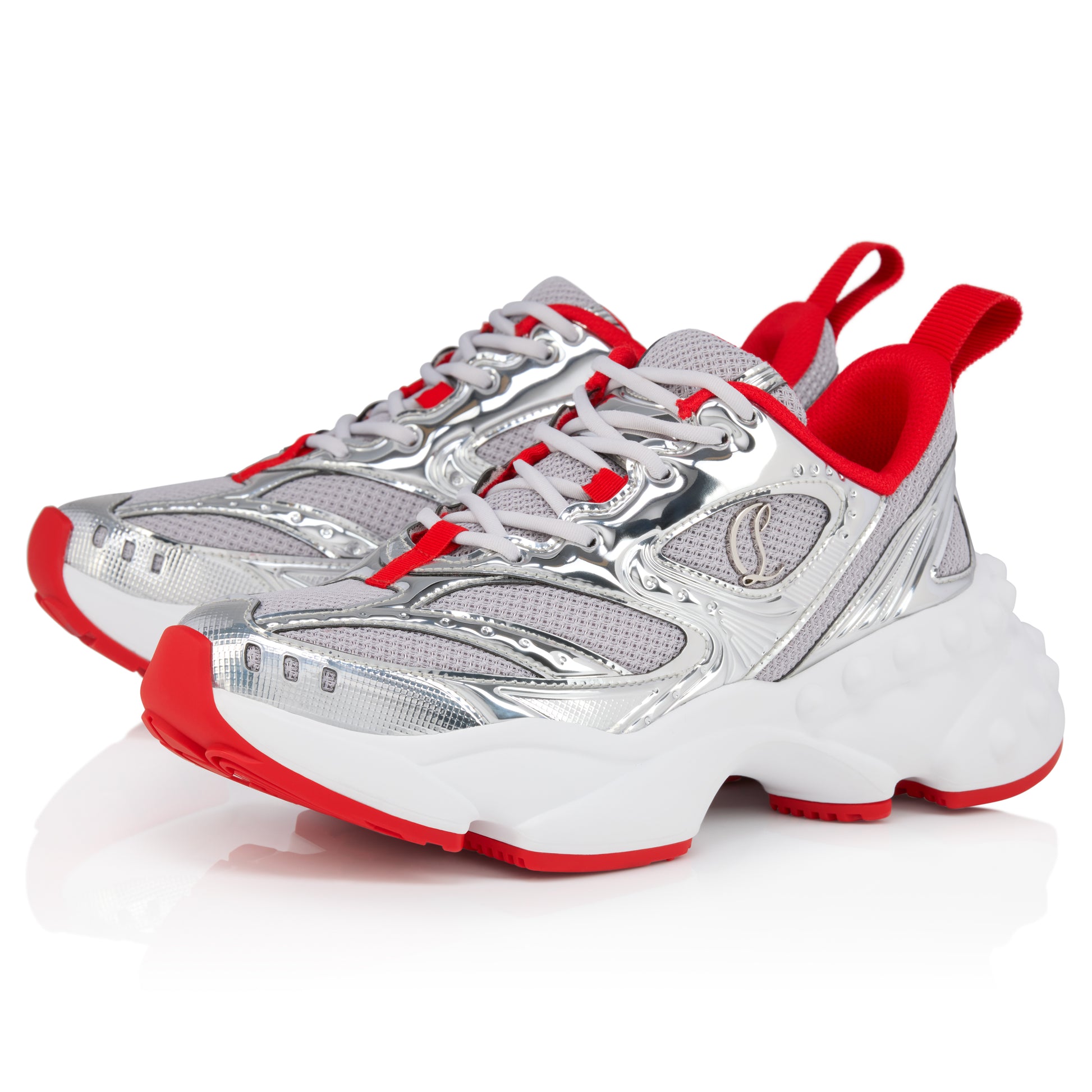 Christian Louboutin So Flo Women Shoes | Color Silver