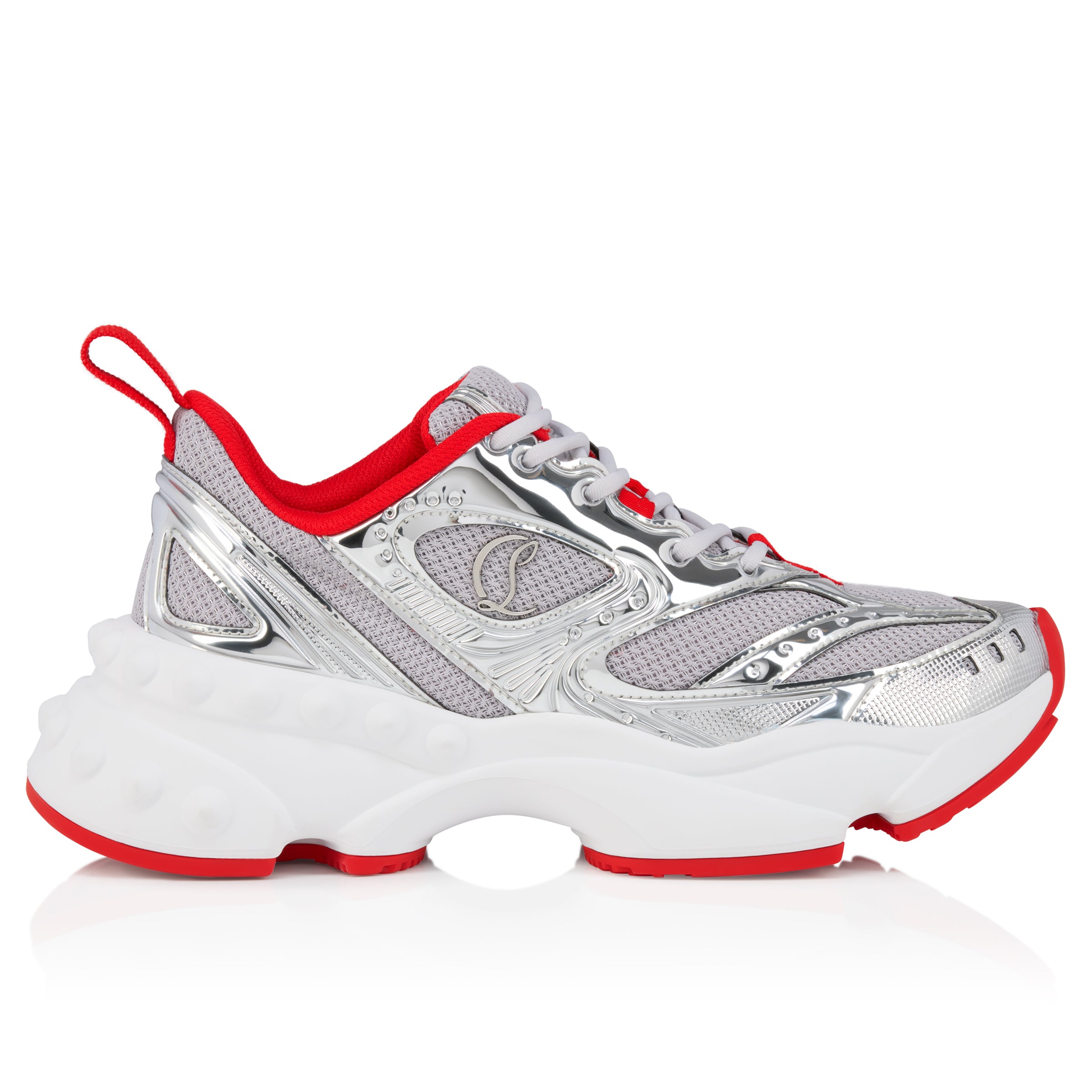 Christian Louboutin So Flo Women Shoes | Color Silver
