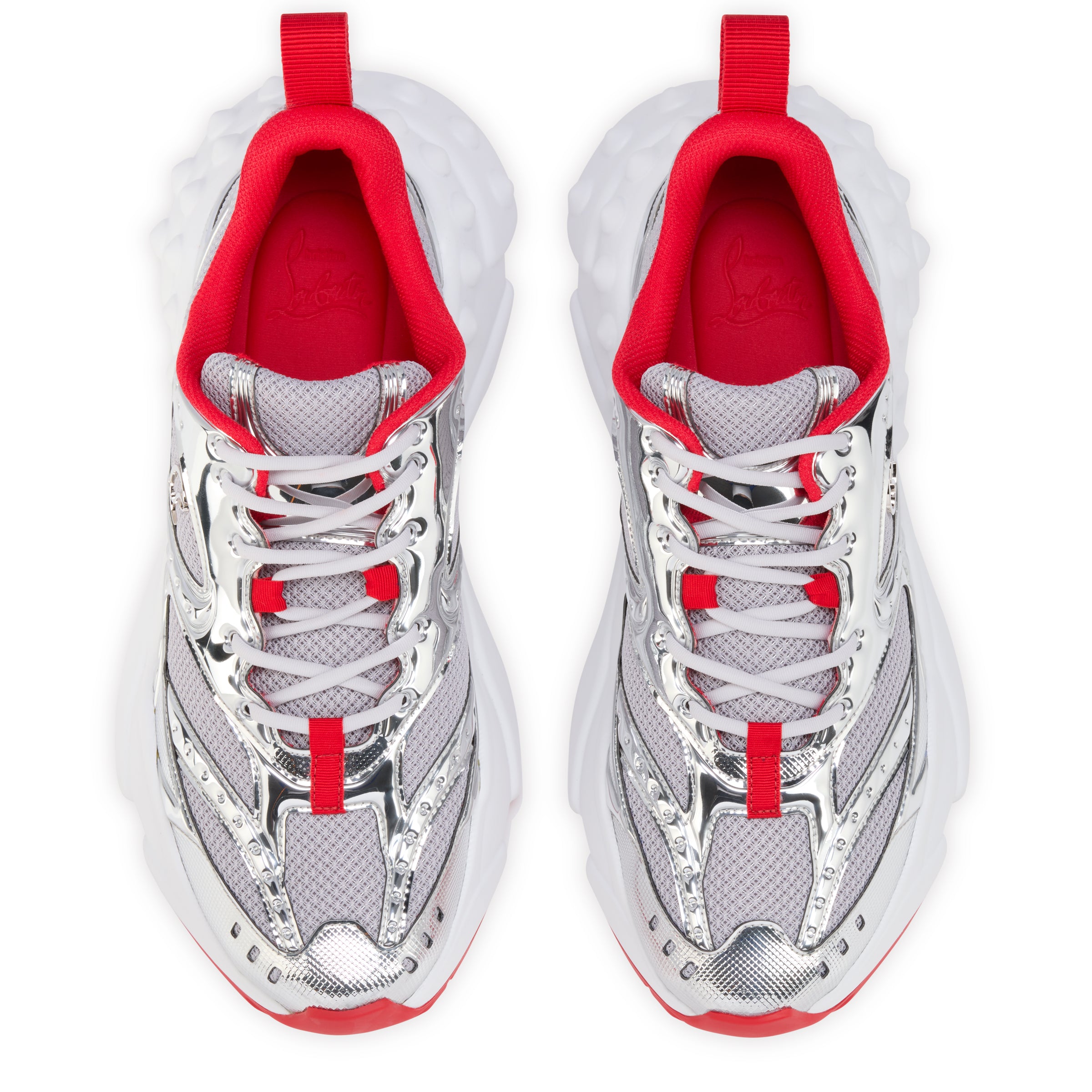Christian Louboutin So Flo Uomo Men Shoes | Color Silver