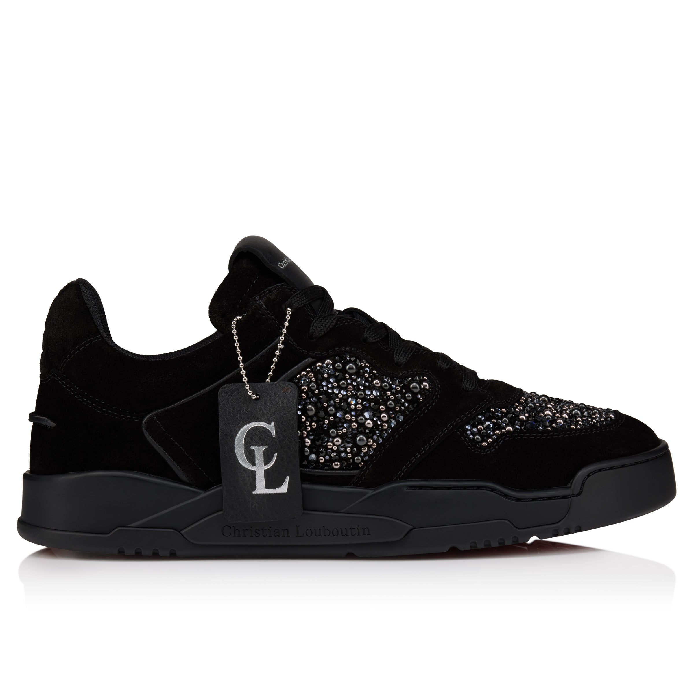 Christian Louboutin Bsktball 1 Perla Men Shoes | Color Black