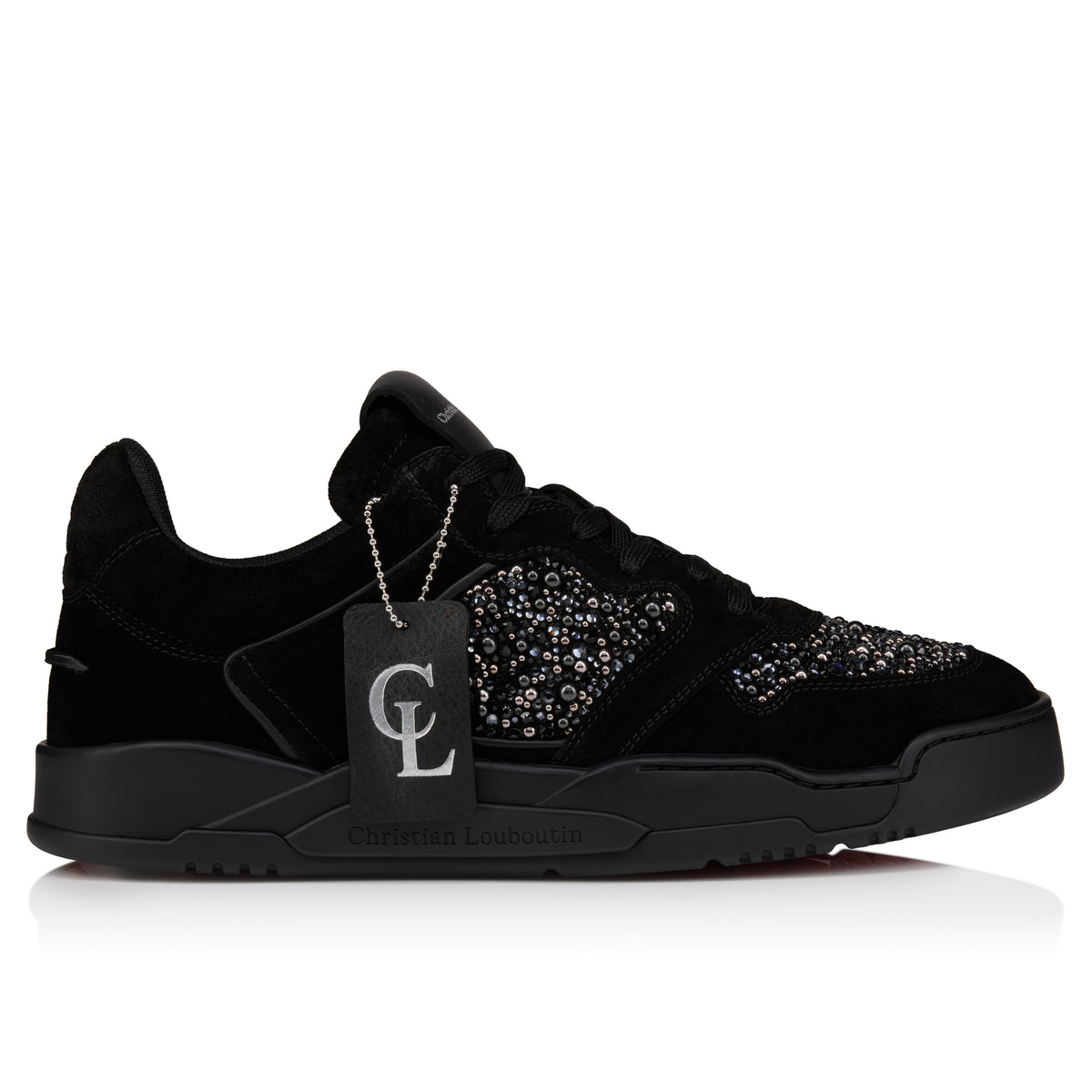 Christian Louboutin Bsktball 1 Perla Men Shoes | Color Black
