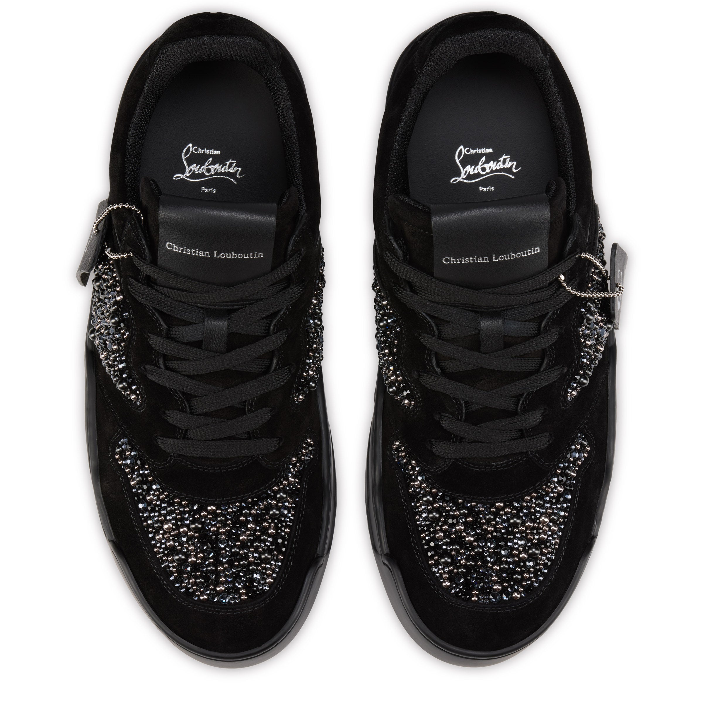 Christian Louboutin Bsktball 1 Perla Men Shoes | Color Black