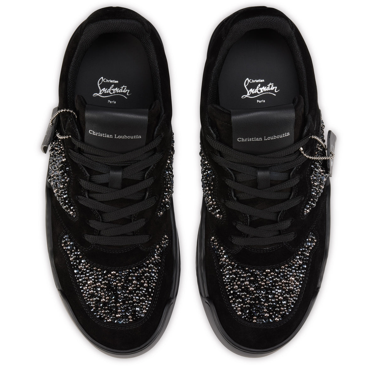 Christian Louboutin Bsktball 1 Perla Men Shoes | Color Black