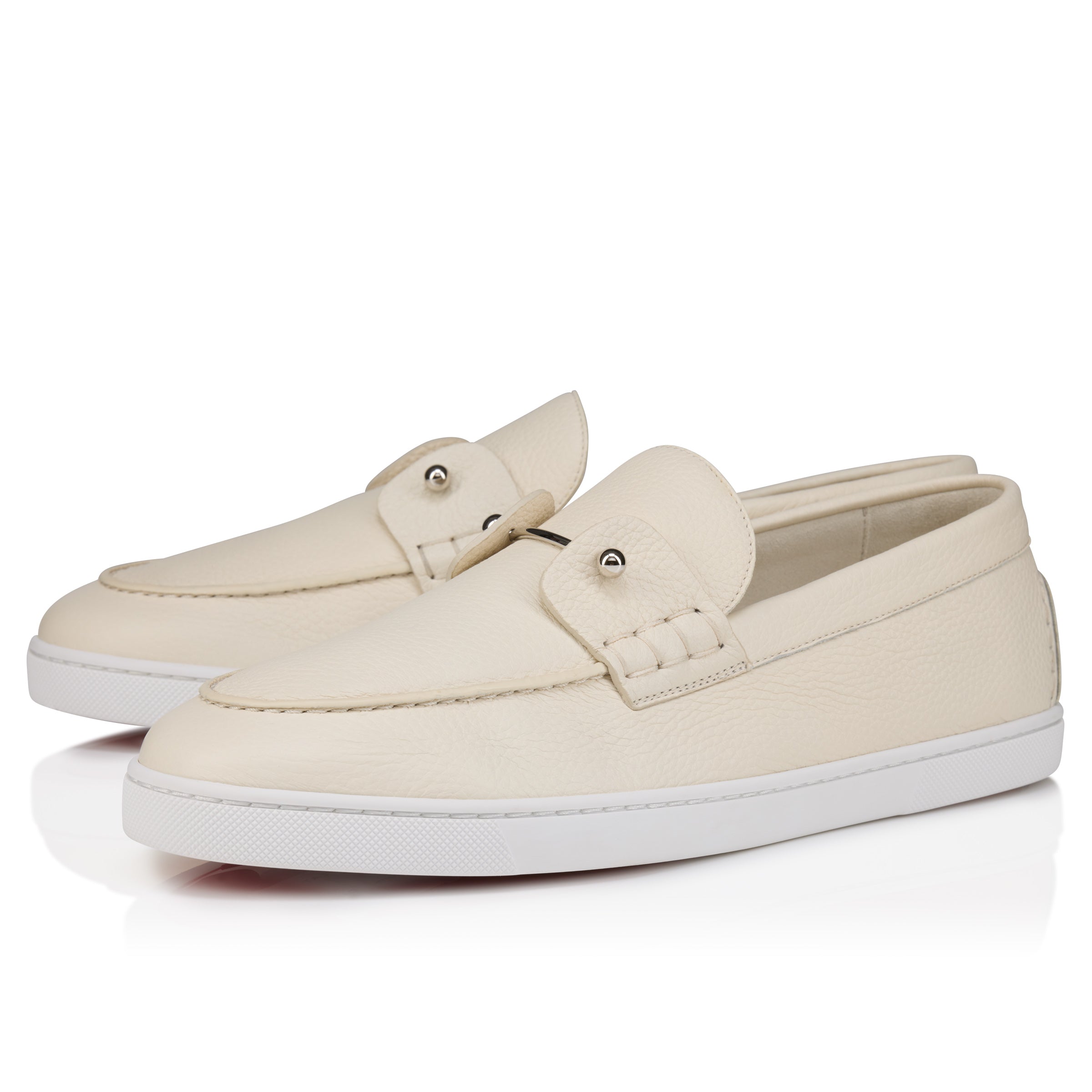 Christian Louboutin Chambeliboat Men Shoes | Color Grey